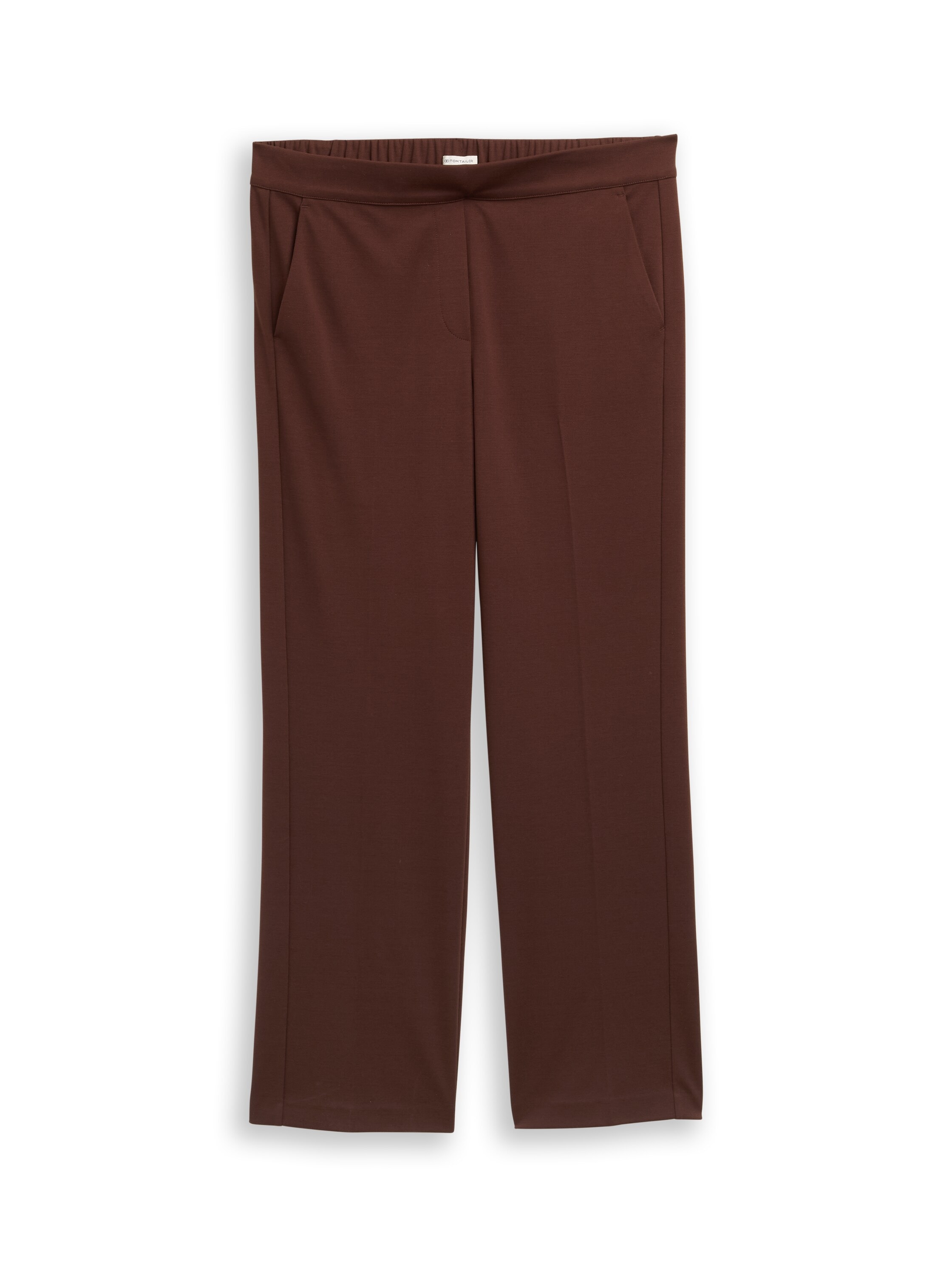 TOM TAILOR PLUS Bundfaltenhose  mit elastischem Gummizug