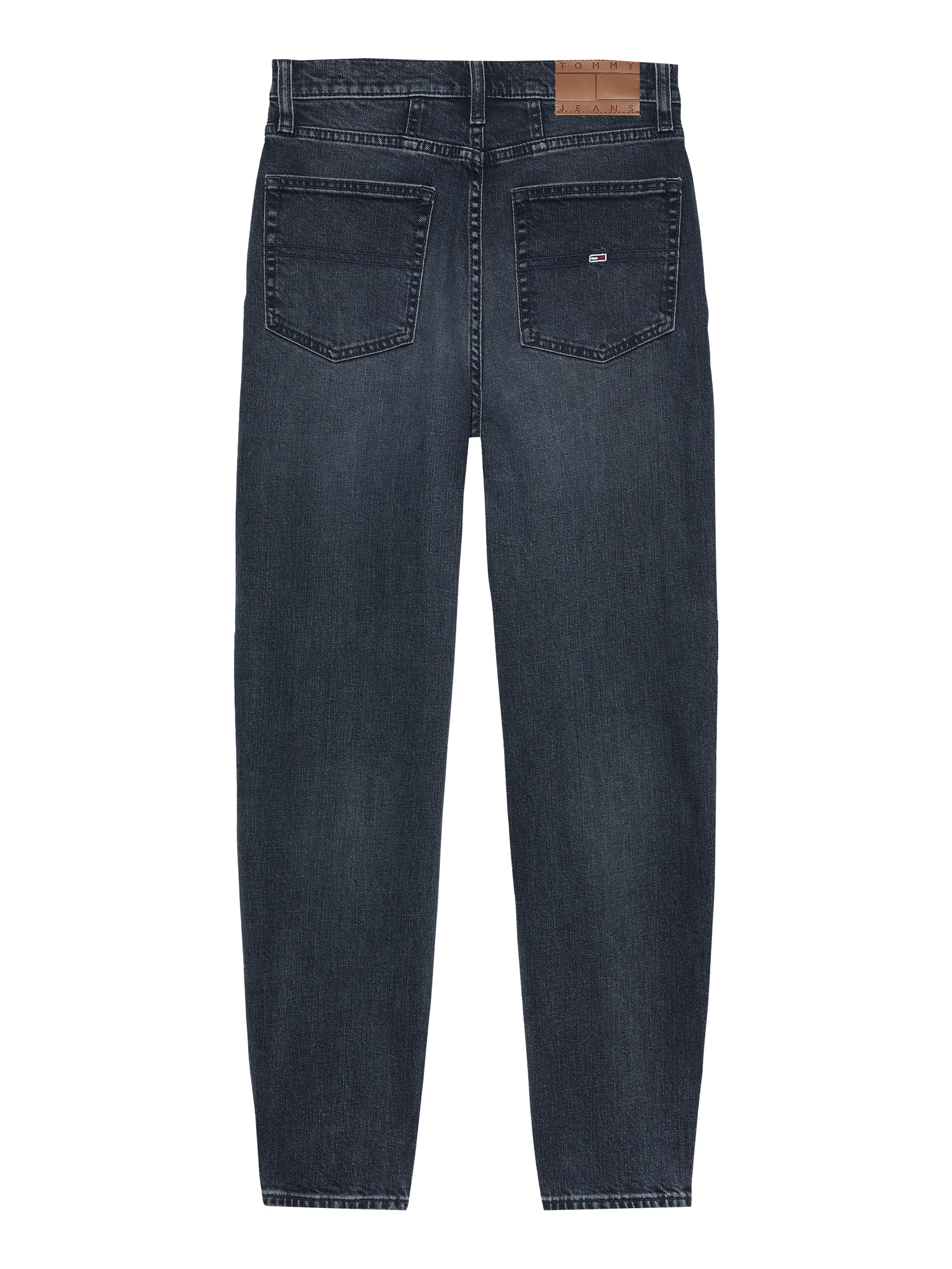 Tommy Jeans Mom-Jeans »MOM JEAN UH TPR«, mit Logo-Stickereien, in knöchelfreier Länge