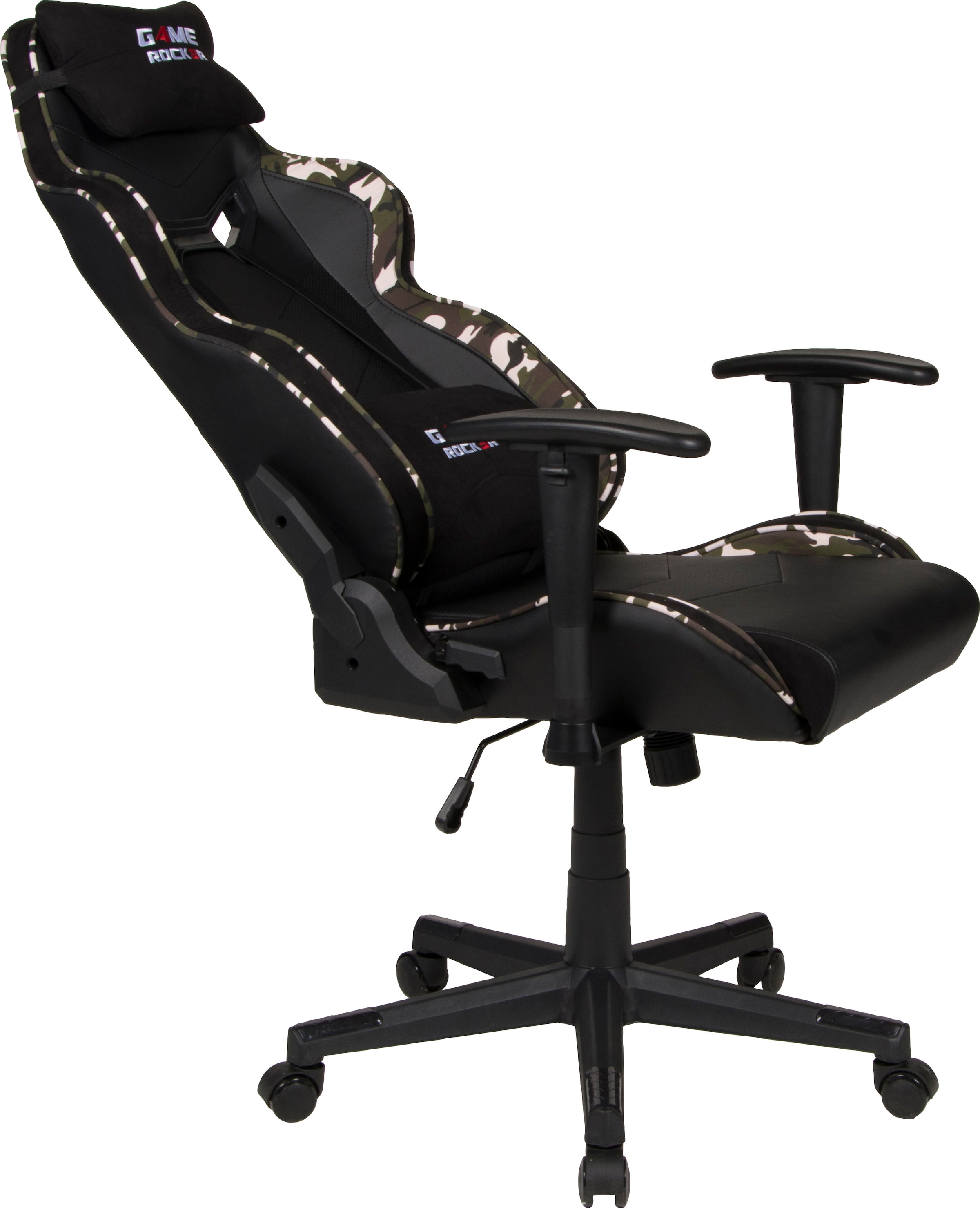 Duo Collection Chefsessel »Game-Rocker G-30«, Kunstleder-Stoff-Microfaser, Gaming Chair in Camouflage Optik