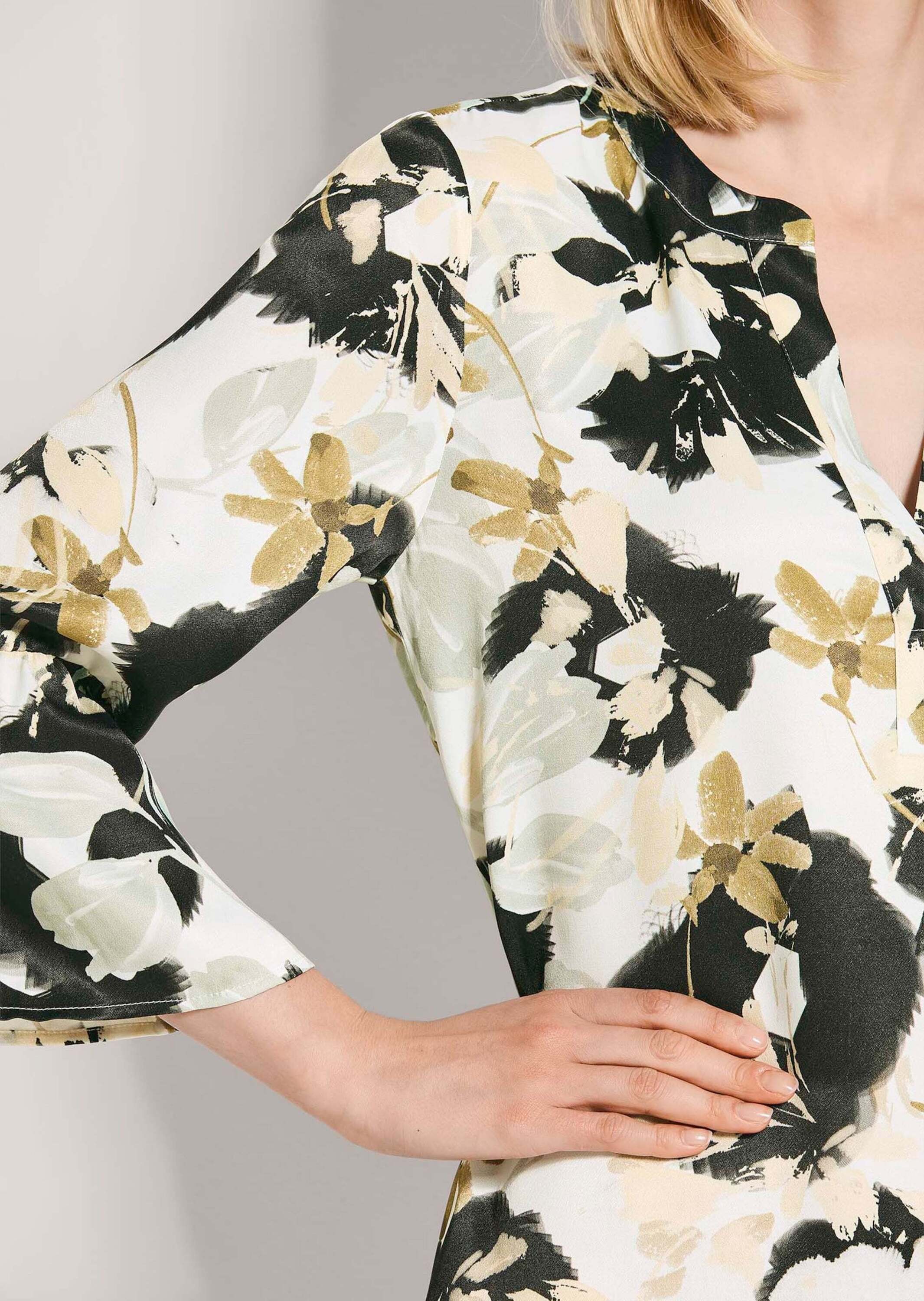 MADELEINE Sommerkleid »Viskosekleid Print-Kleid mit Volants« Volants