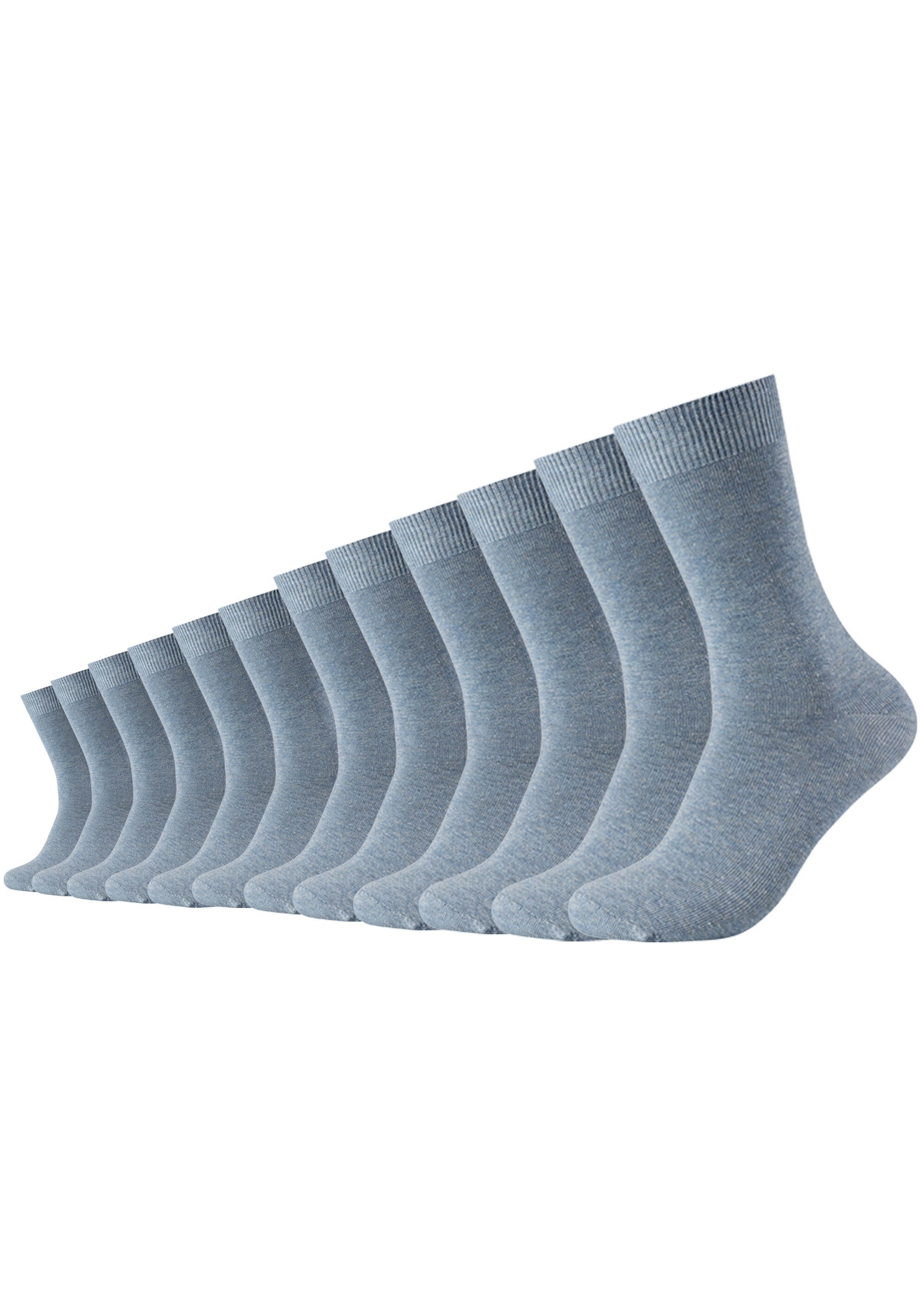 Langsocken, (6er Pack), mit elastischem Gewebe