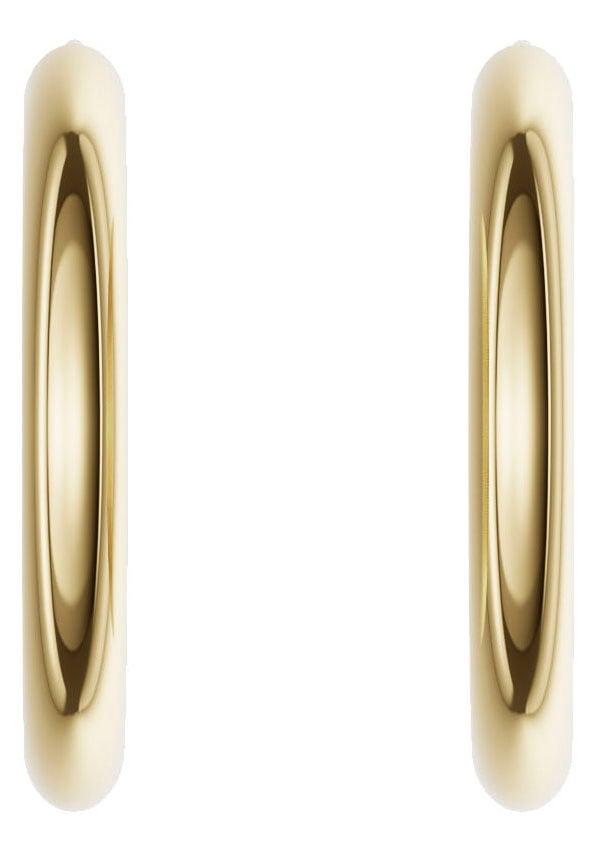 Firetti Paar Creolen »Schmuck Geschenk Silber 925 Ohrringe 3,9 mm breit«, Made in Germany