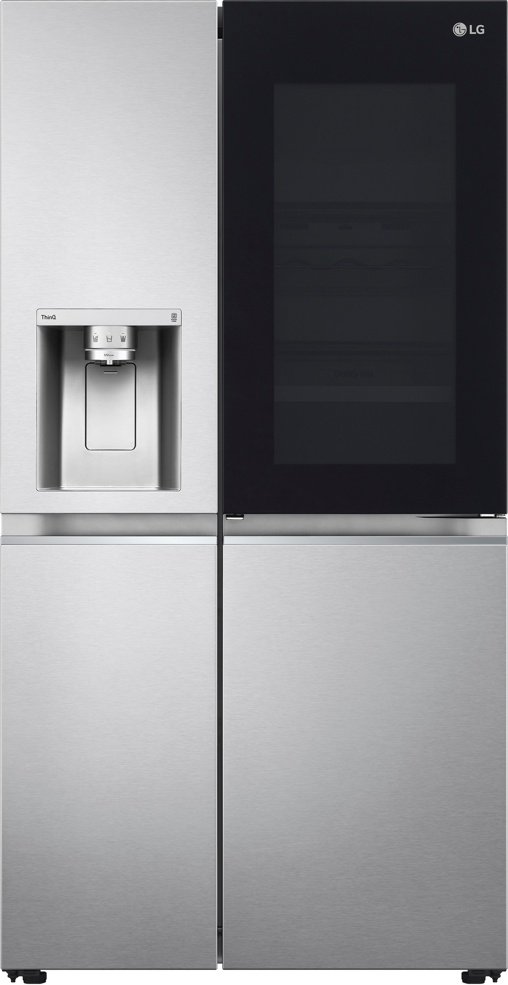 LG Side-by-Side, GSXV91BSAE, 179 cm hoch, 91,3 cm breit, InstaView™ mit 3  Jahren XXL Garantie | Side-by-Side Kühlschränke