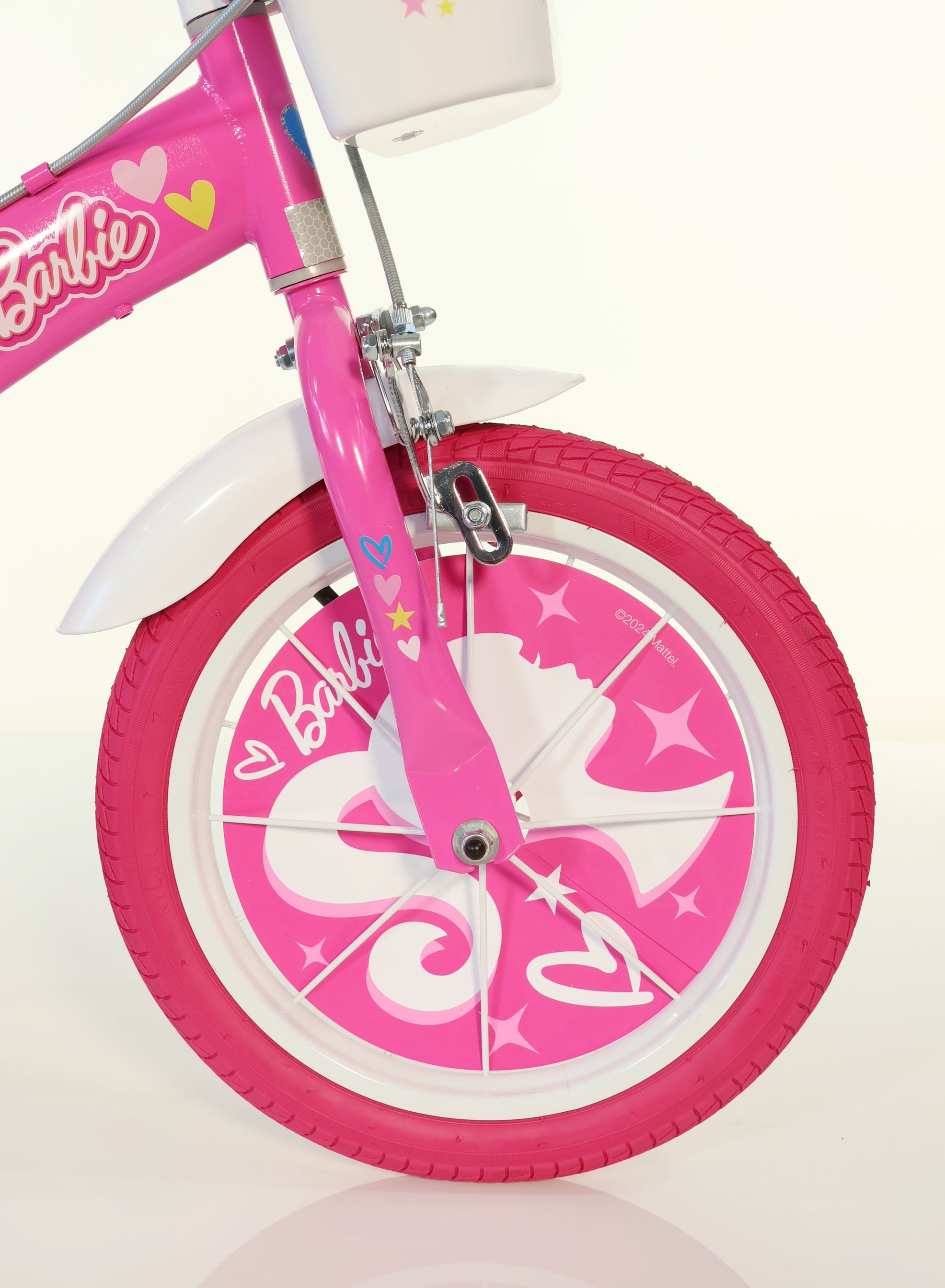 Dino Bikes Kinderfahrrad »Barbie 16" Kinderfahrrad 4-7 Jahre« 1 Gang ohne Schaltung
