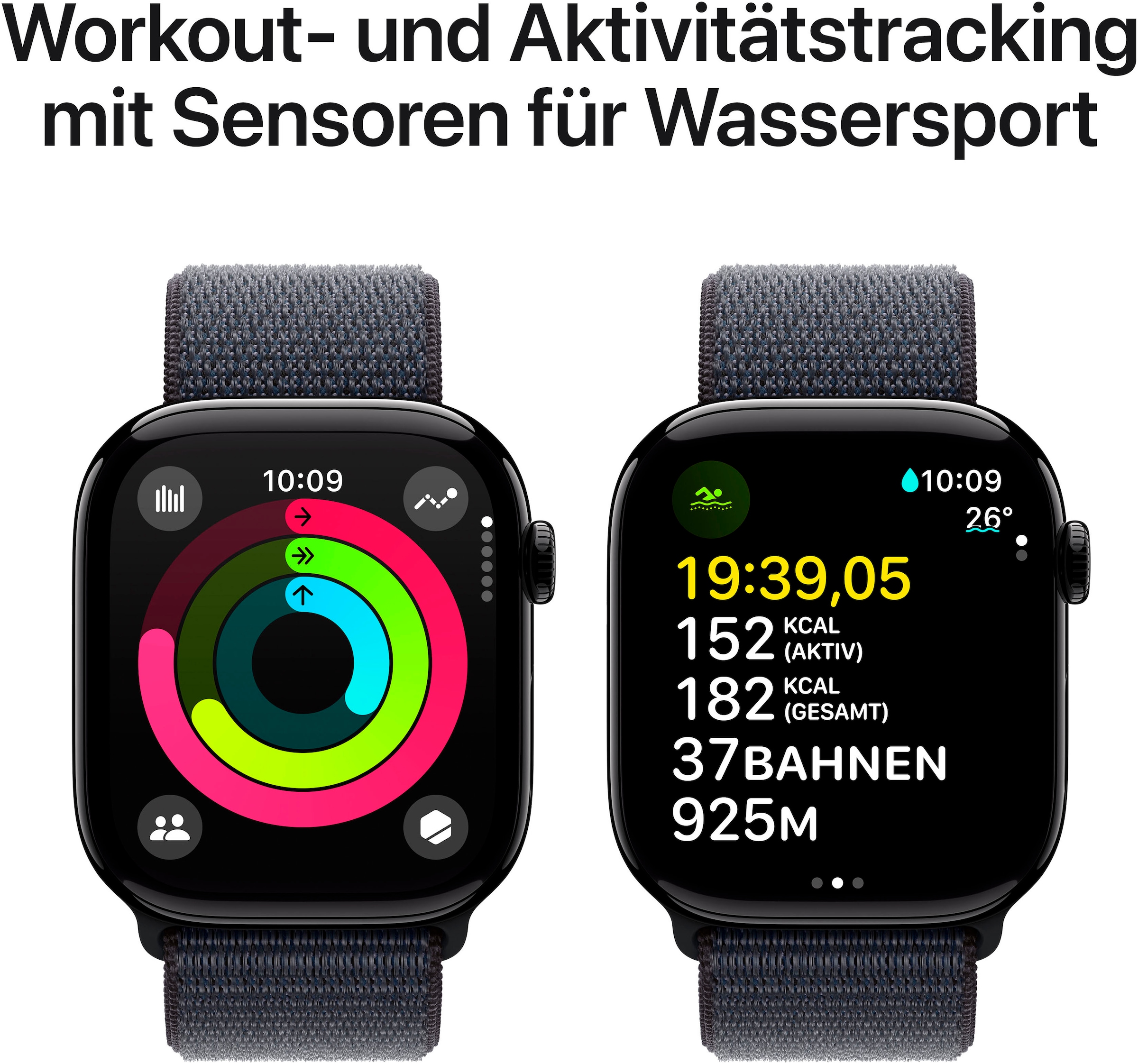 Apple Smartwatch »Watch Series 10 Aluminium«, Watch OS 11