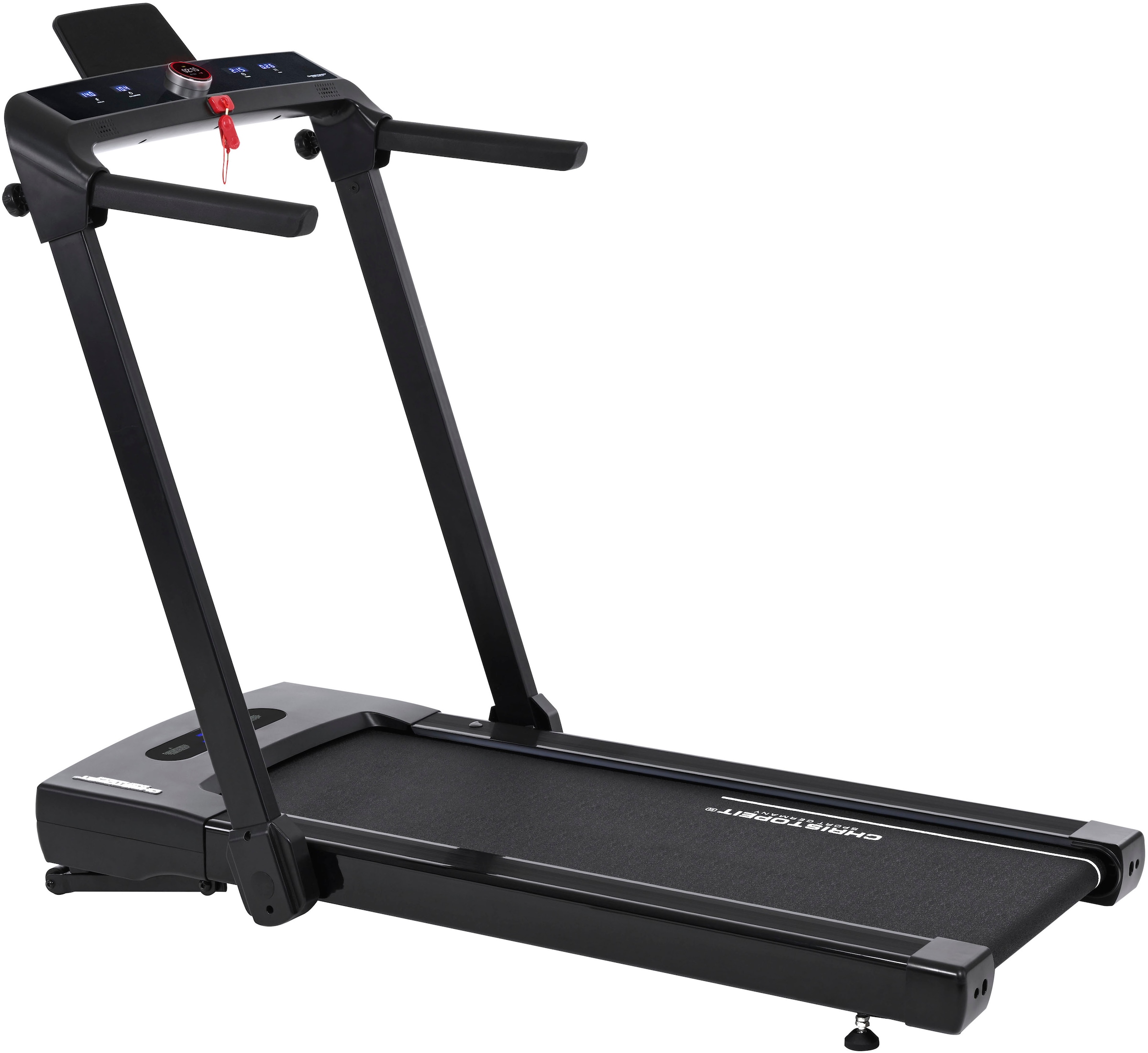 Christopeit Sport® Laufband »2 in 1«, (1 tlg., inkl. Bluetooth-Musikboxen), bis max. 14 km/h, klappbar