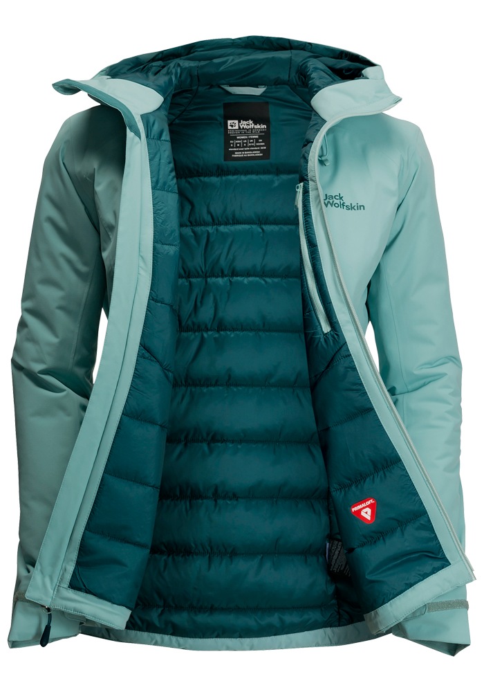 Jack Wolfskin Outdoorjacke »WISPER INS JKT W«, mit Kapuze