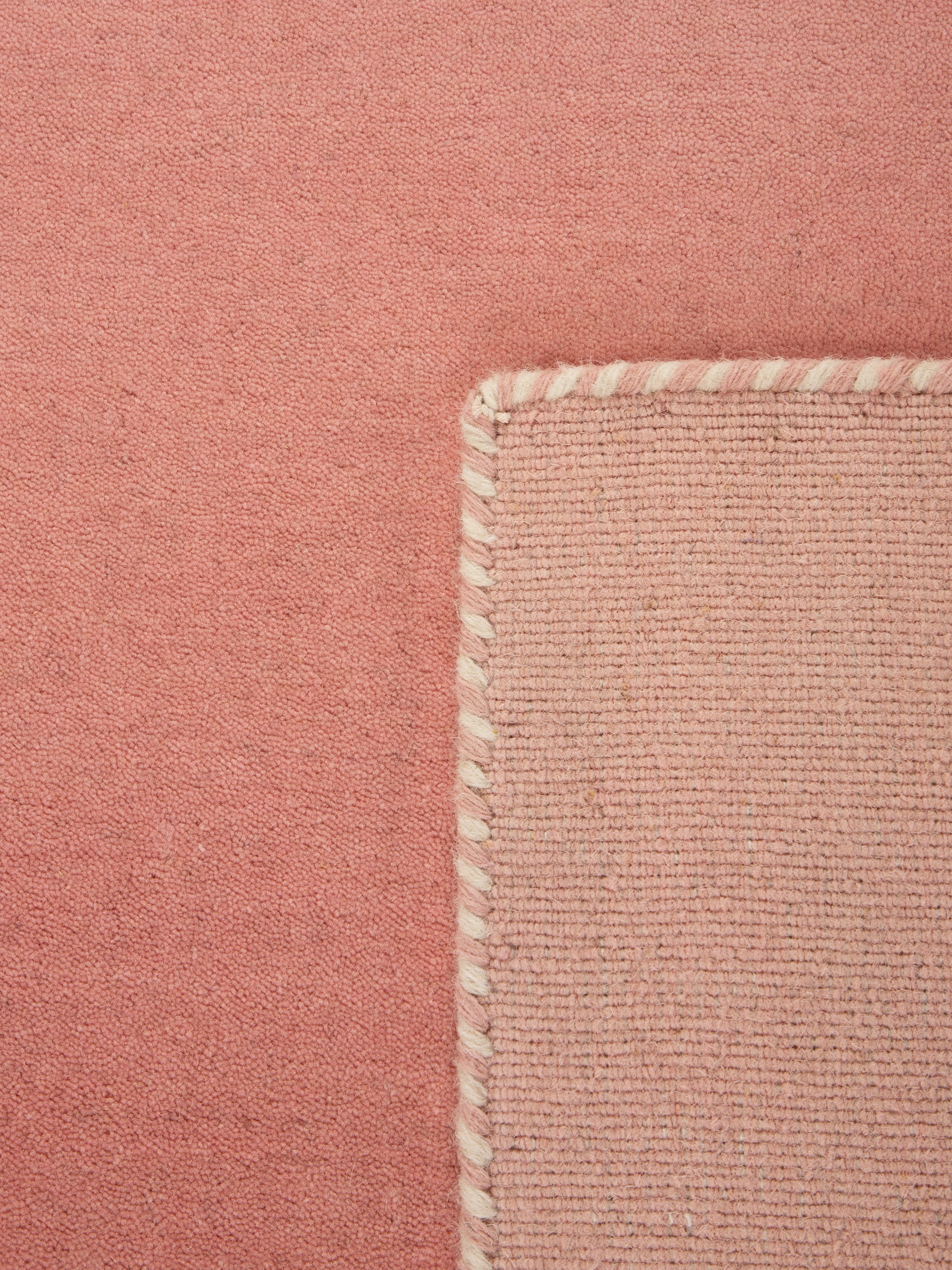 carpetfine Wollteppich »Gabbeh Lola Uni«, rechteckig, 14 mm Höhe, mit natürlichem Pflanzenmaterial von Hand gewebt, auch in Rund