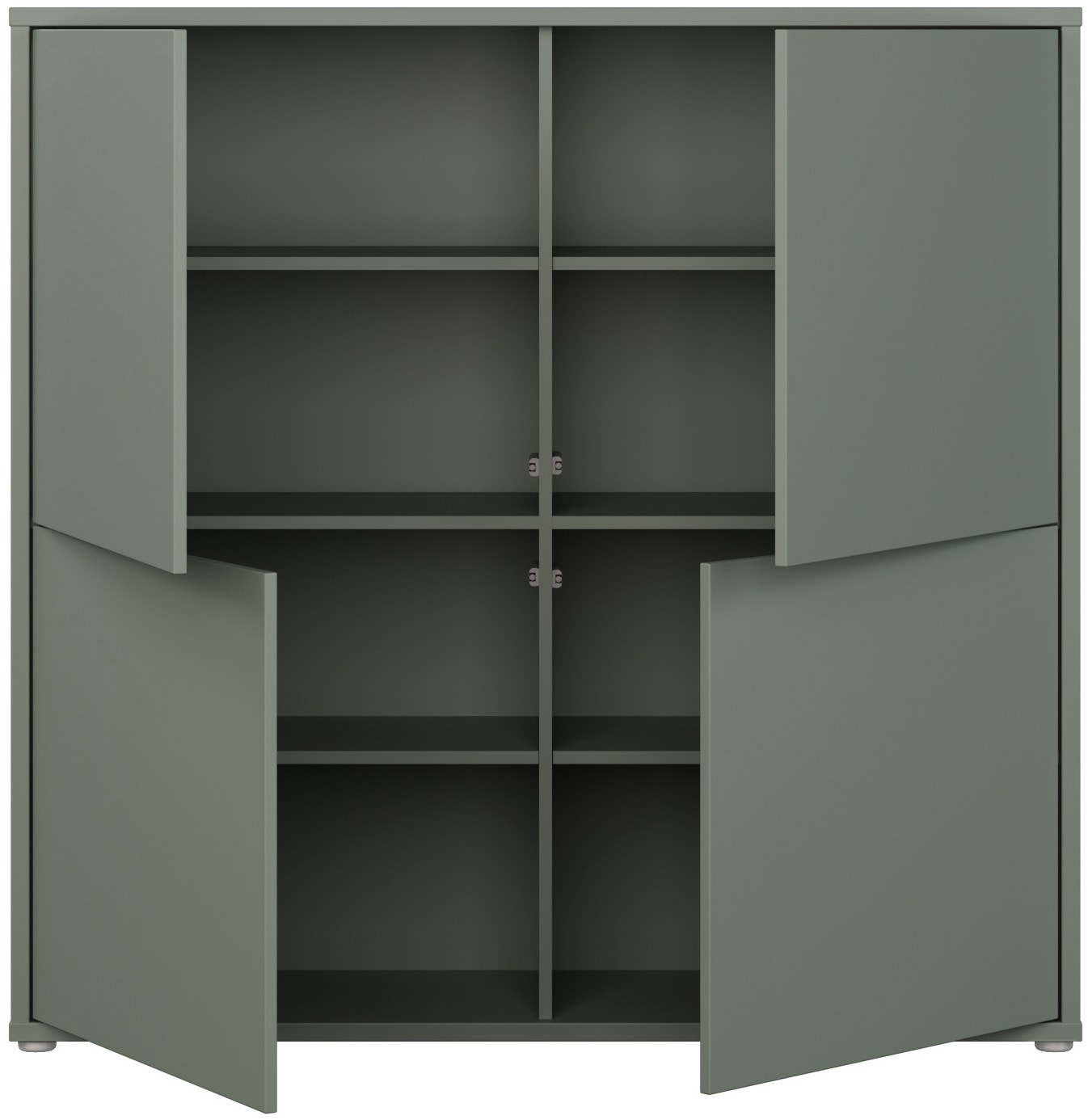 FORTE Highboard »Alice Springs« Grifflos,Push to open, Stauraum