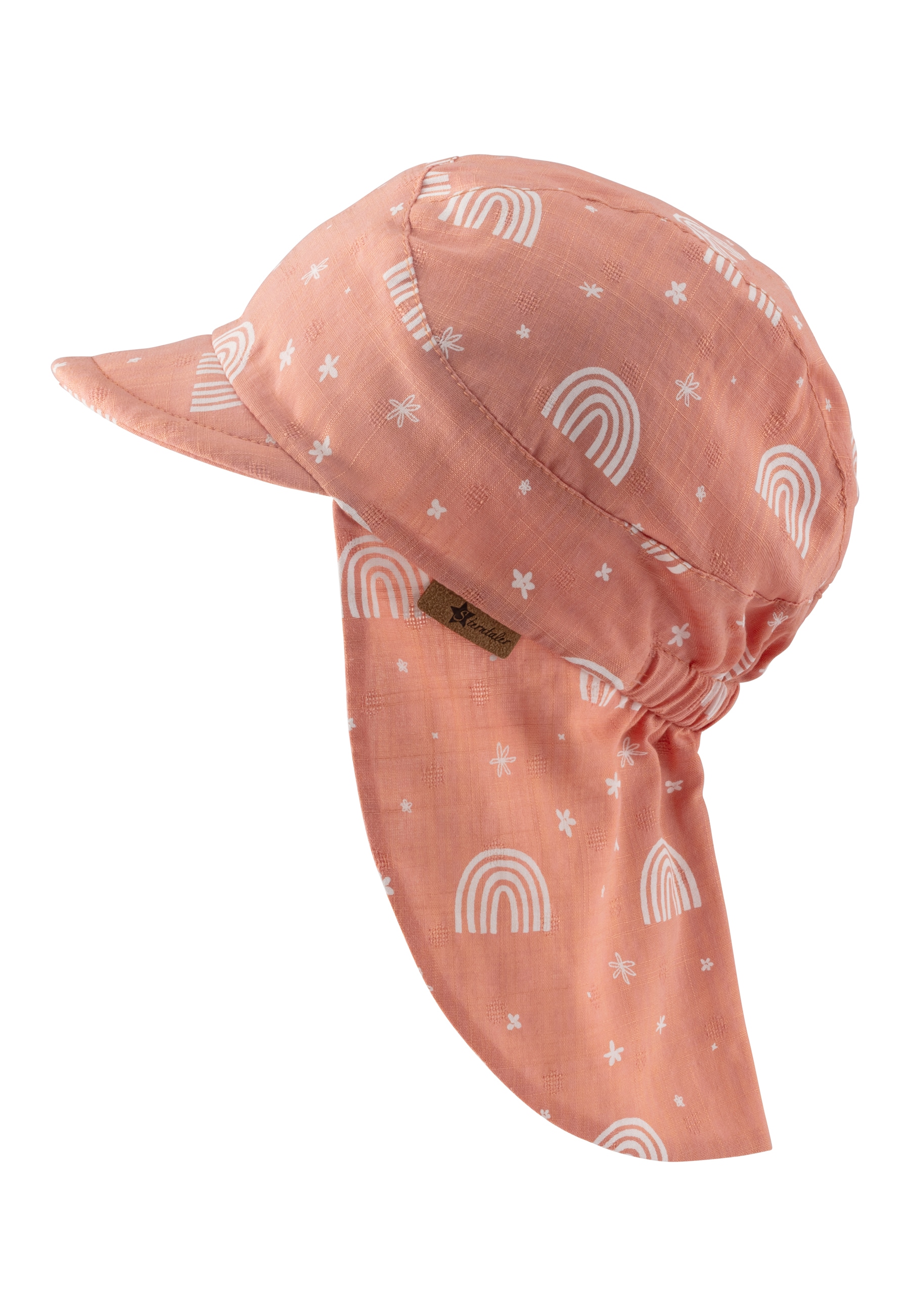 Sterntaler® Schirmmütze »Schirmmütze mit Nackenschutz Regenbogen«