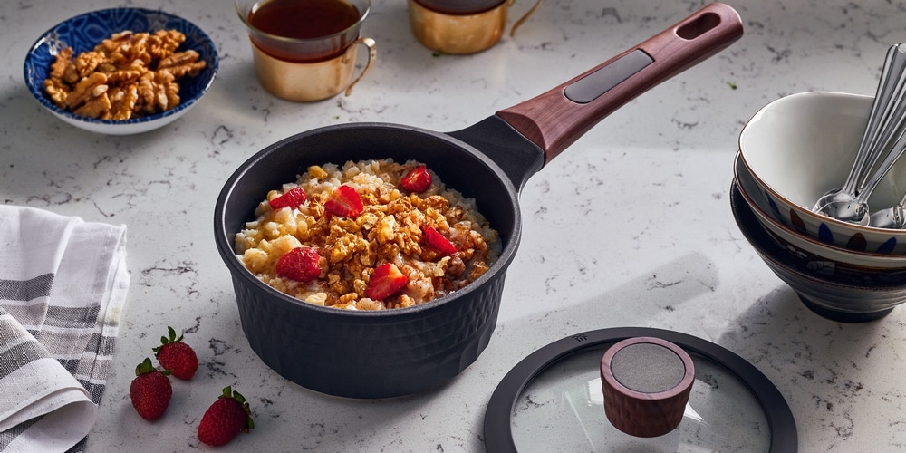 RESTO Kitchenware Kasserolle »Capella, Soßentopf 1,4 l, antihaftbeschichtet und spülmaschinenfest« 2 Stk. tlg. Aluminiumguss