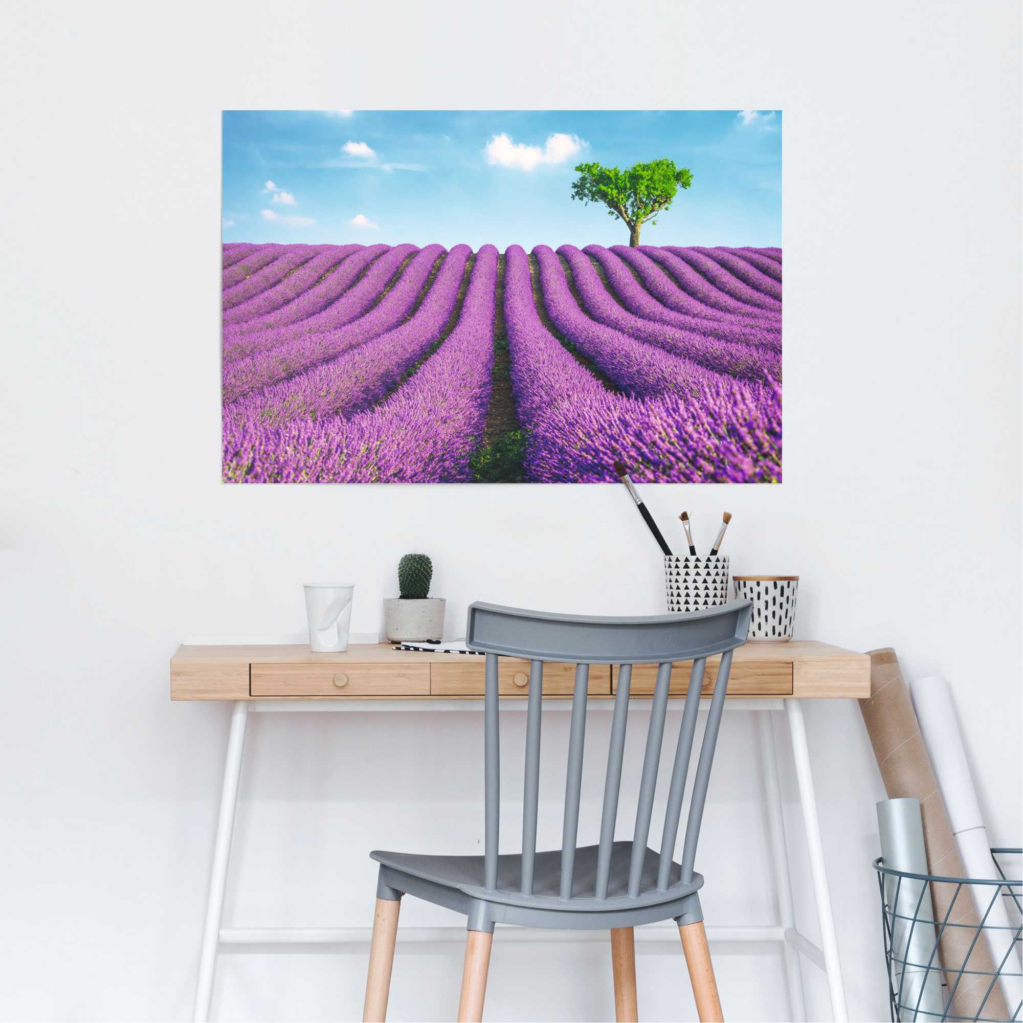 Reinders! Poster »Lavendel Felder«, (1 St.) auf Raten kaufen