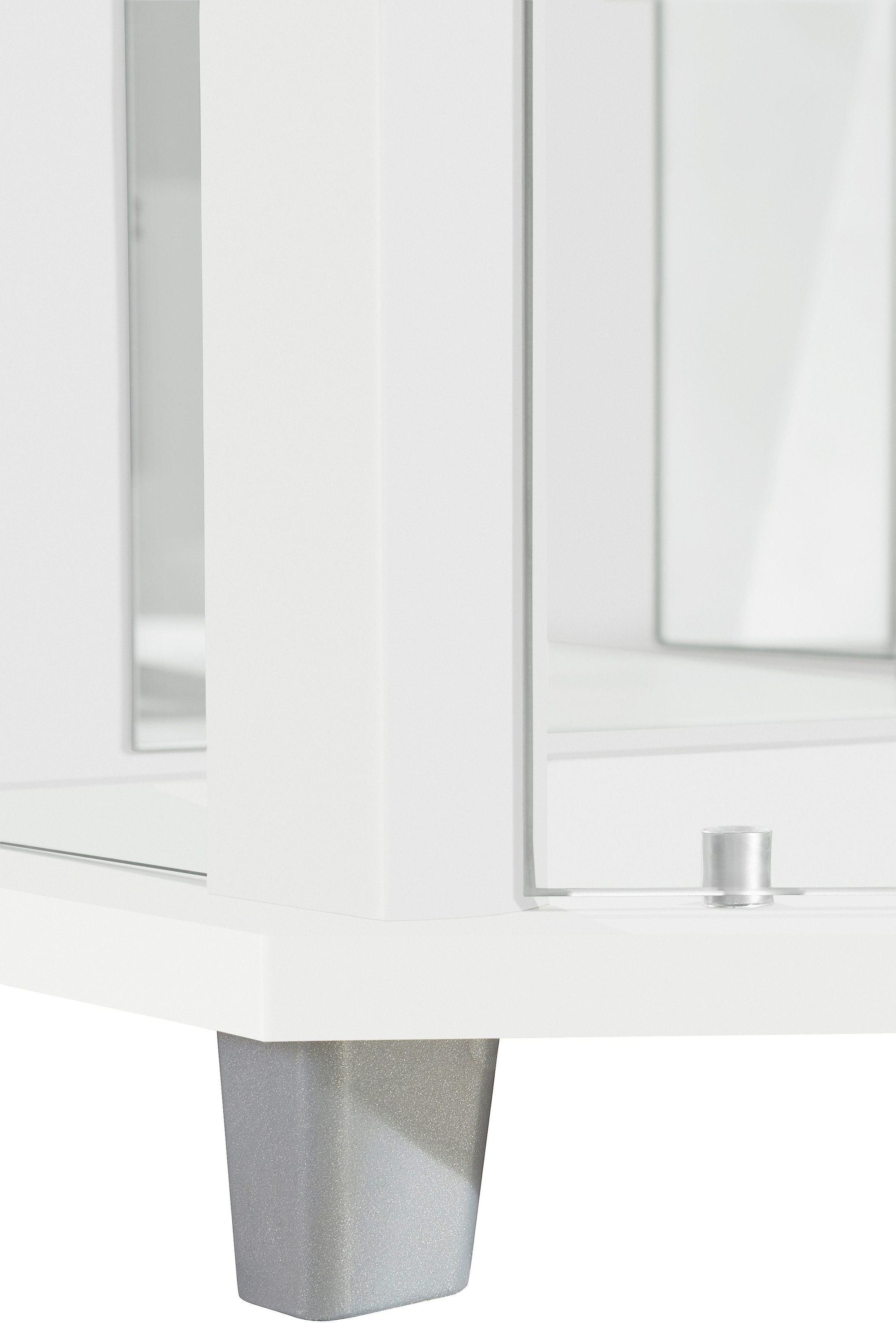 fif möbel Eckvitrine »TRIO Höhe ca. 172 cm, ink. Beleuchtung« Eckvitrine/Glasvitrine 1x Glastür, perfekt für Sammler, Sammlervitrine