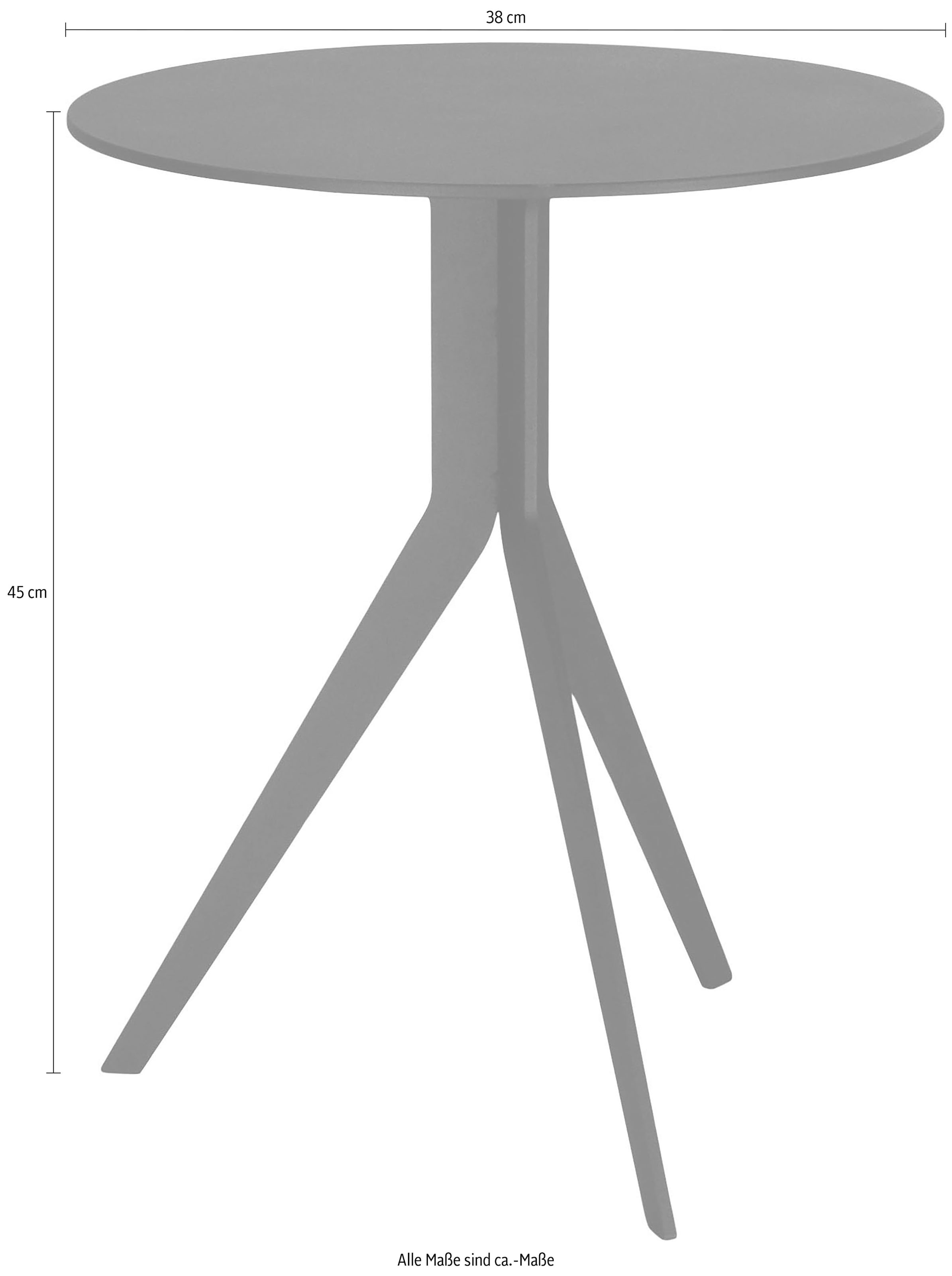 Spinder Design Beistelltisch »Daley«, Metall, Stark, langlebig
