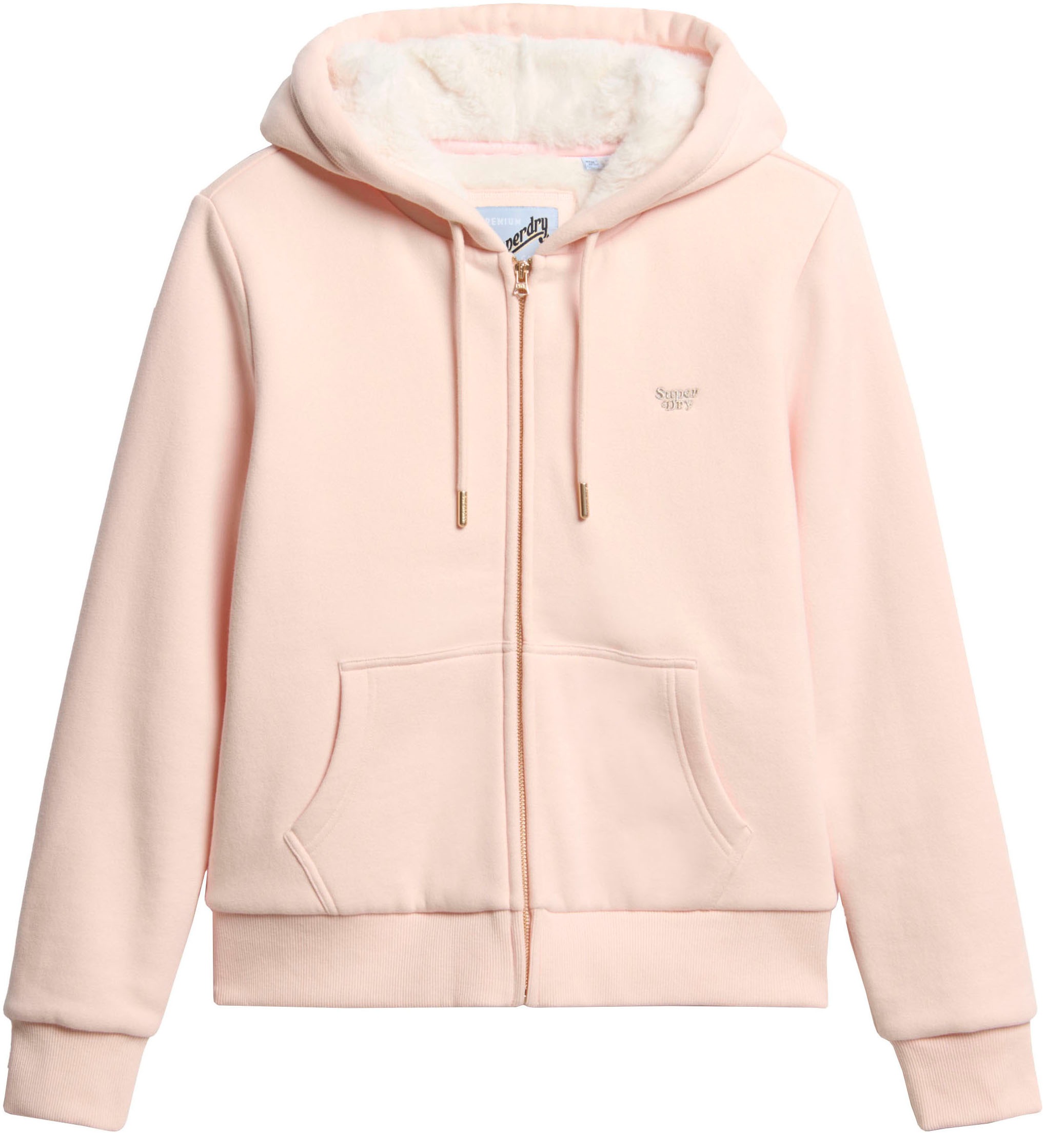Superdry Kapuzensweatjacke »ESSENTIAL BORG LINED ZIP HOOD«