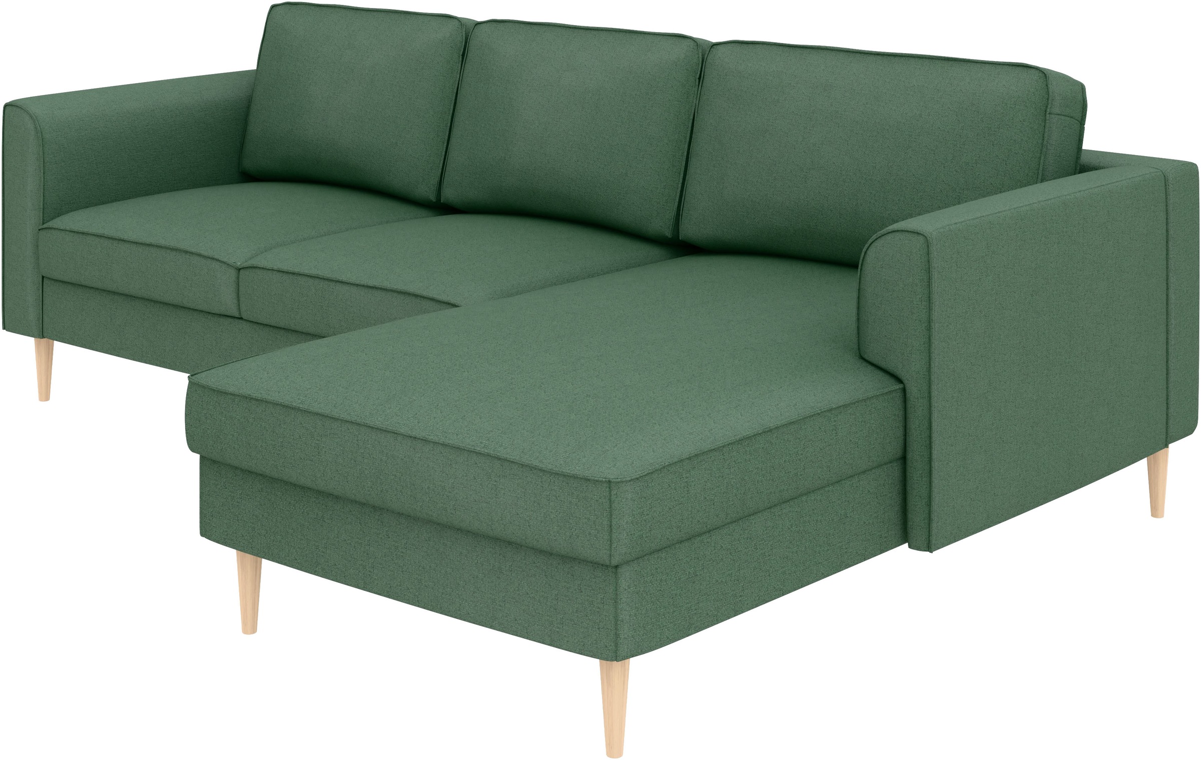 Home affaire Ecksofa »Booster Couch wahlweise mit Schlaffunktion und Bettkasten-auch in Cord«, Recamiere beidseitig montierbar, Sofa in L-Form, 232 cm