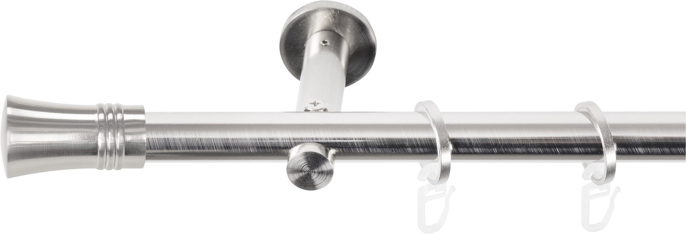 SN DECO GROUP Gardinenstange Ø 19 mm 1 läufig-läufig Fixmaß;kürzbar