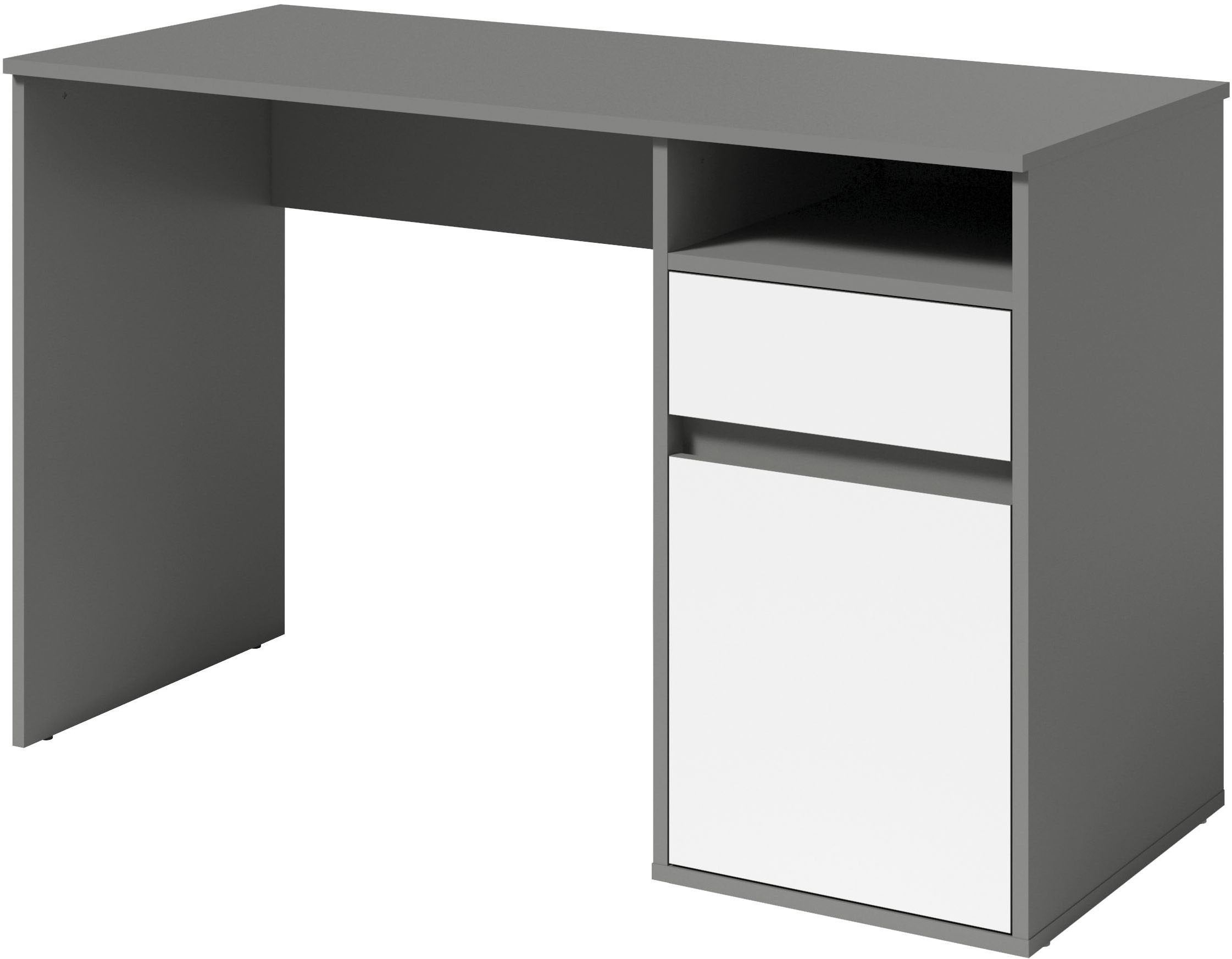 Home affaire Schreibtisch »Tinsley«, mit Schublade, und Tür, Breite 120 x53 cm
