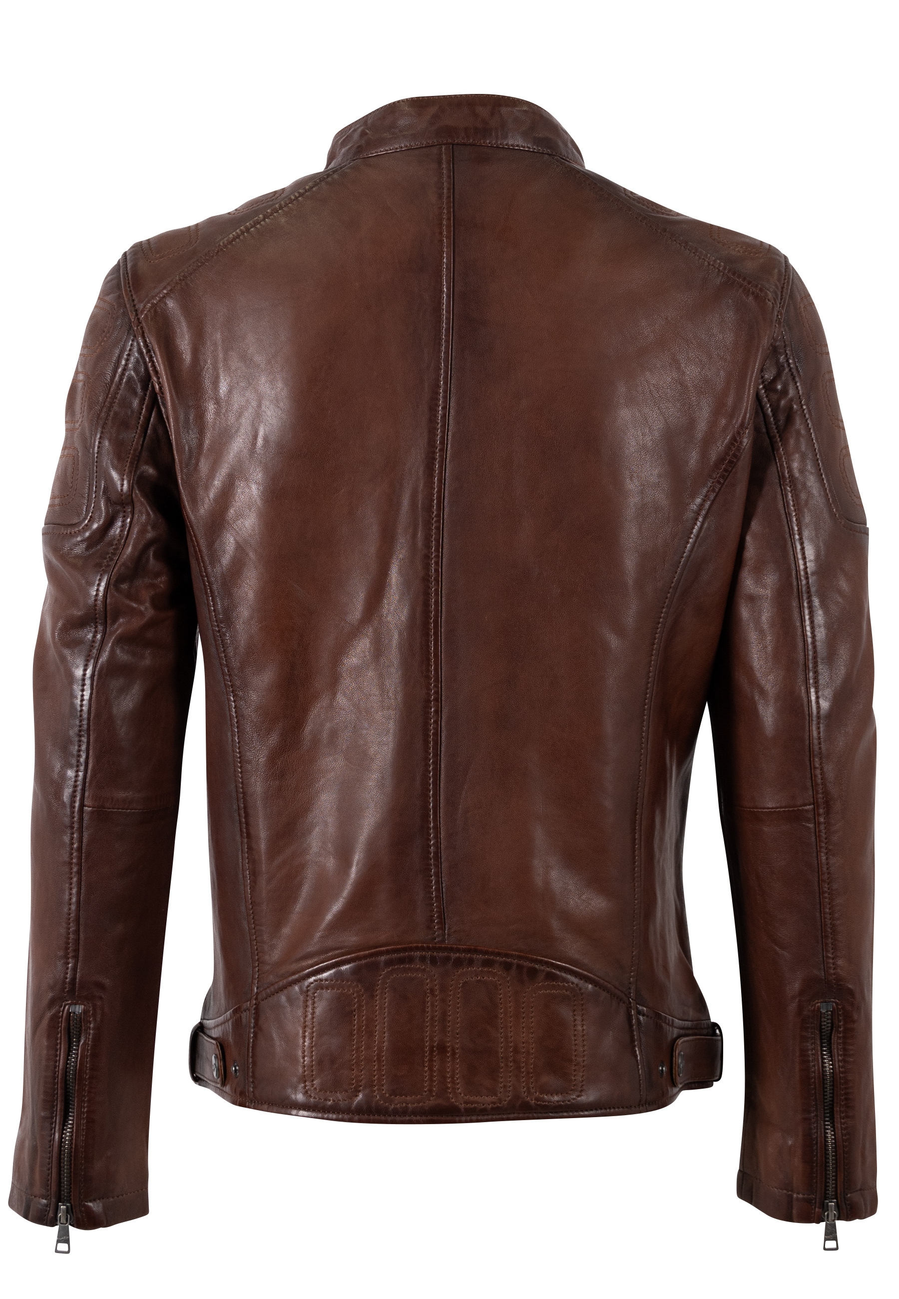Mauritius Lederjacke »MMDreeser« mit betonter Schulterpartie, Regular Fit