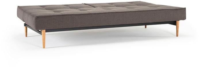 INNOVATION LIVING ™ Schlafsofa »Splitback, Rückenlehnen einzeln verstellbar, komfortabel mit Federkern«, mit hellen Styletto Beinen, in skandinavischen Design