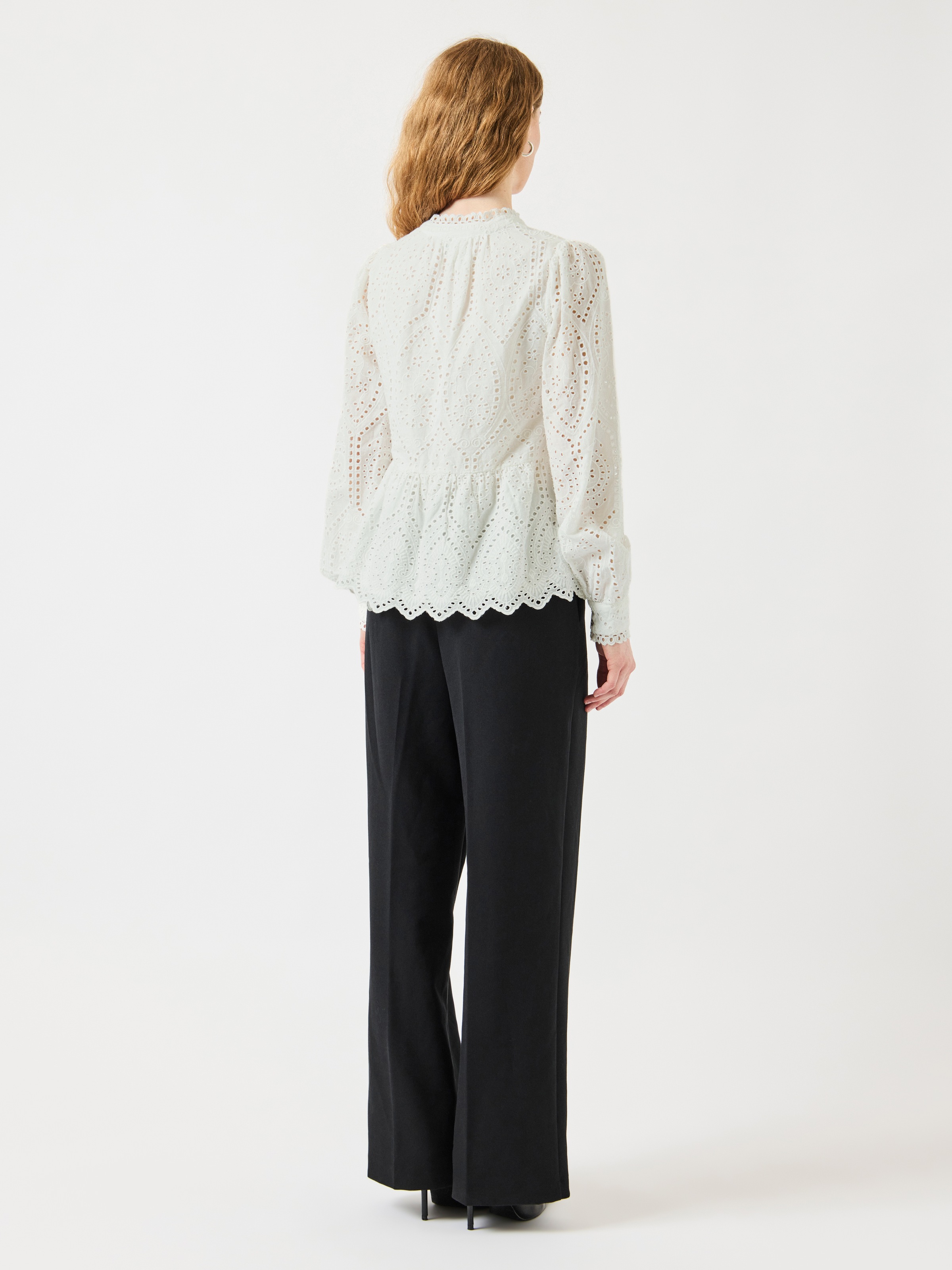 Y.A.S Spitzenbluse »YASHOLI LS TOP S. NOOS«