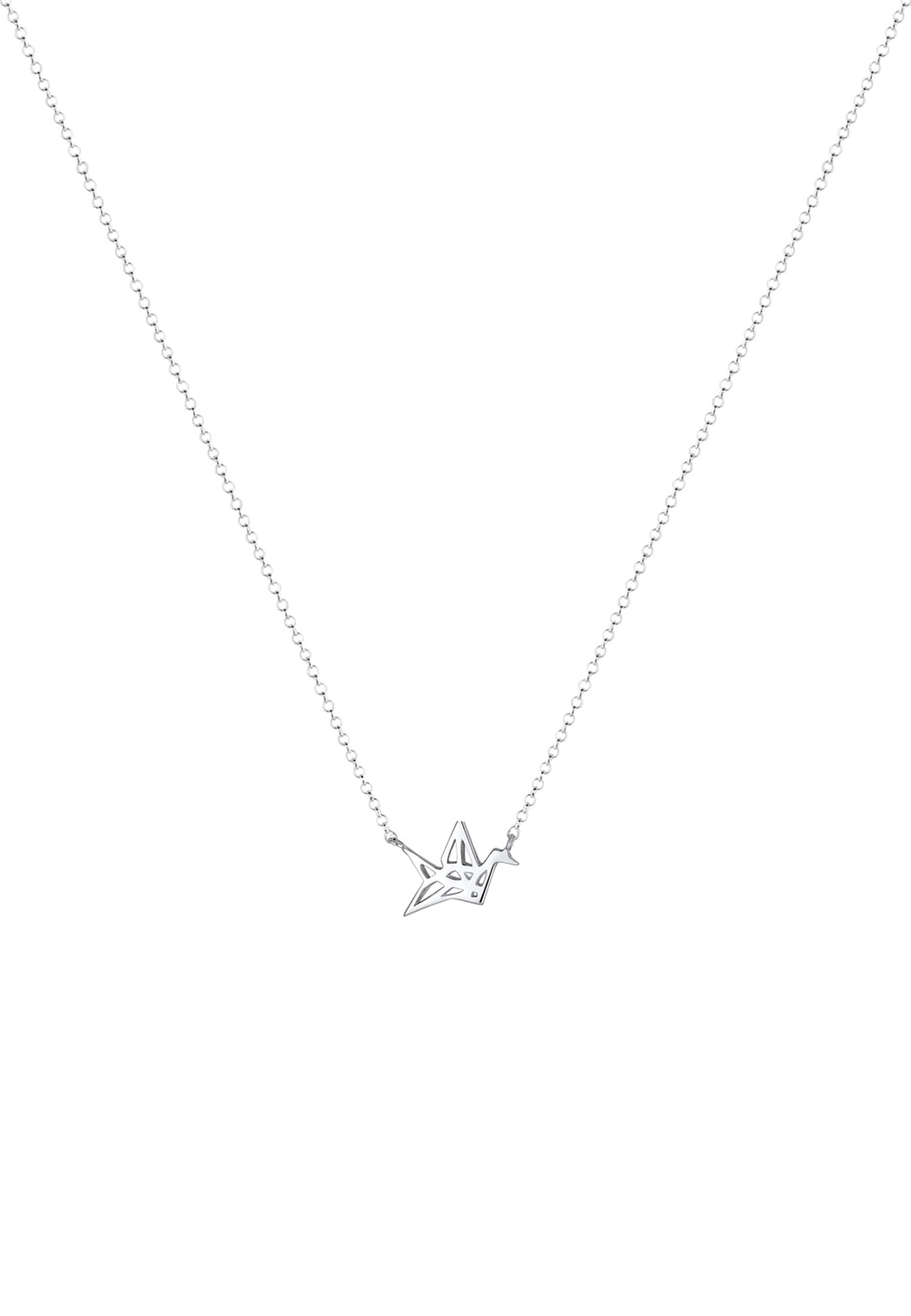Elli Kette mit Anhänger »Halskette Anhänger Vogel Modern 925 Sterling Silber«