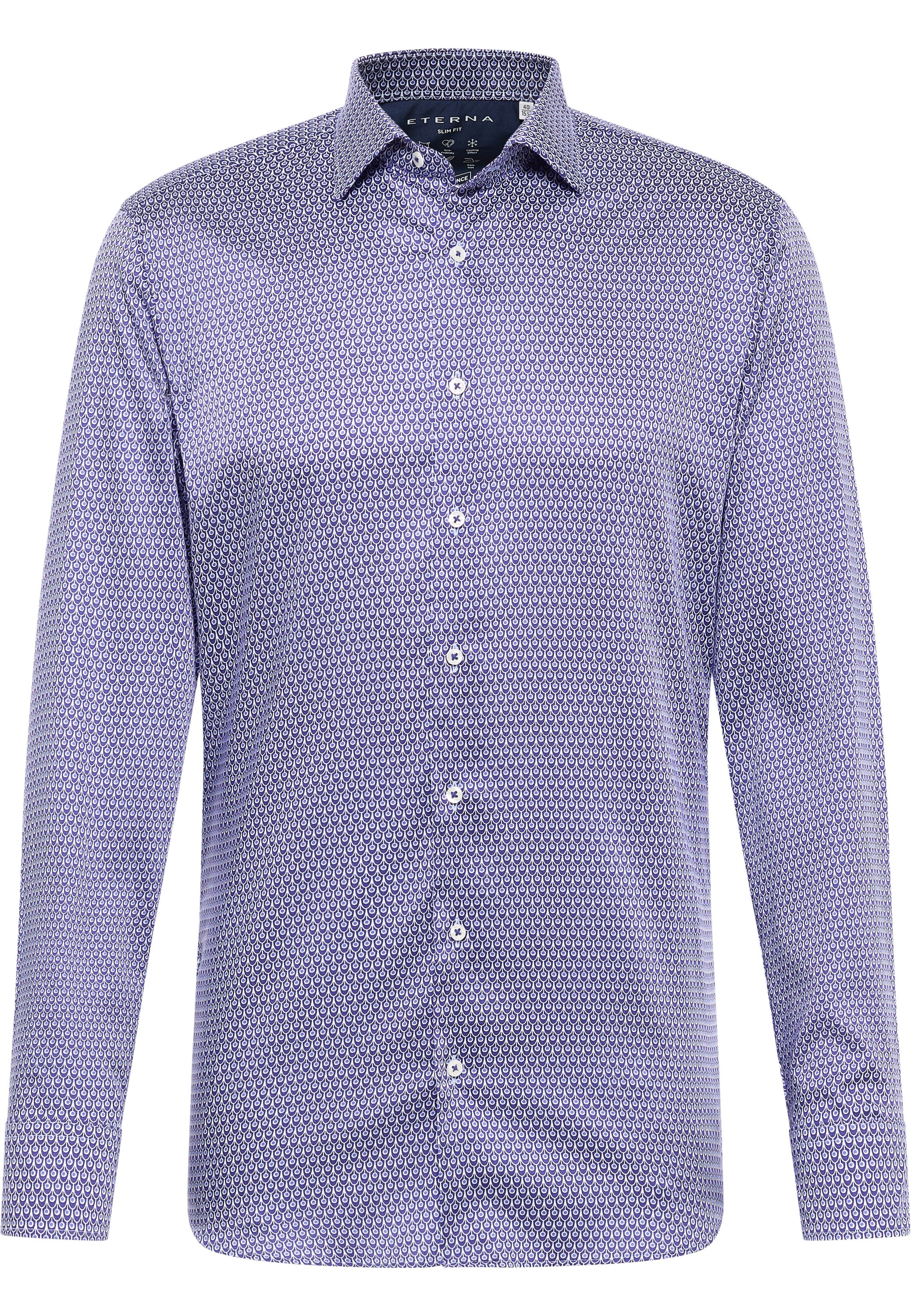 Eterna Langarmhemd »SLIM FIT«, EASY IRON (bügelleicht)