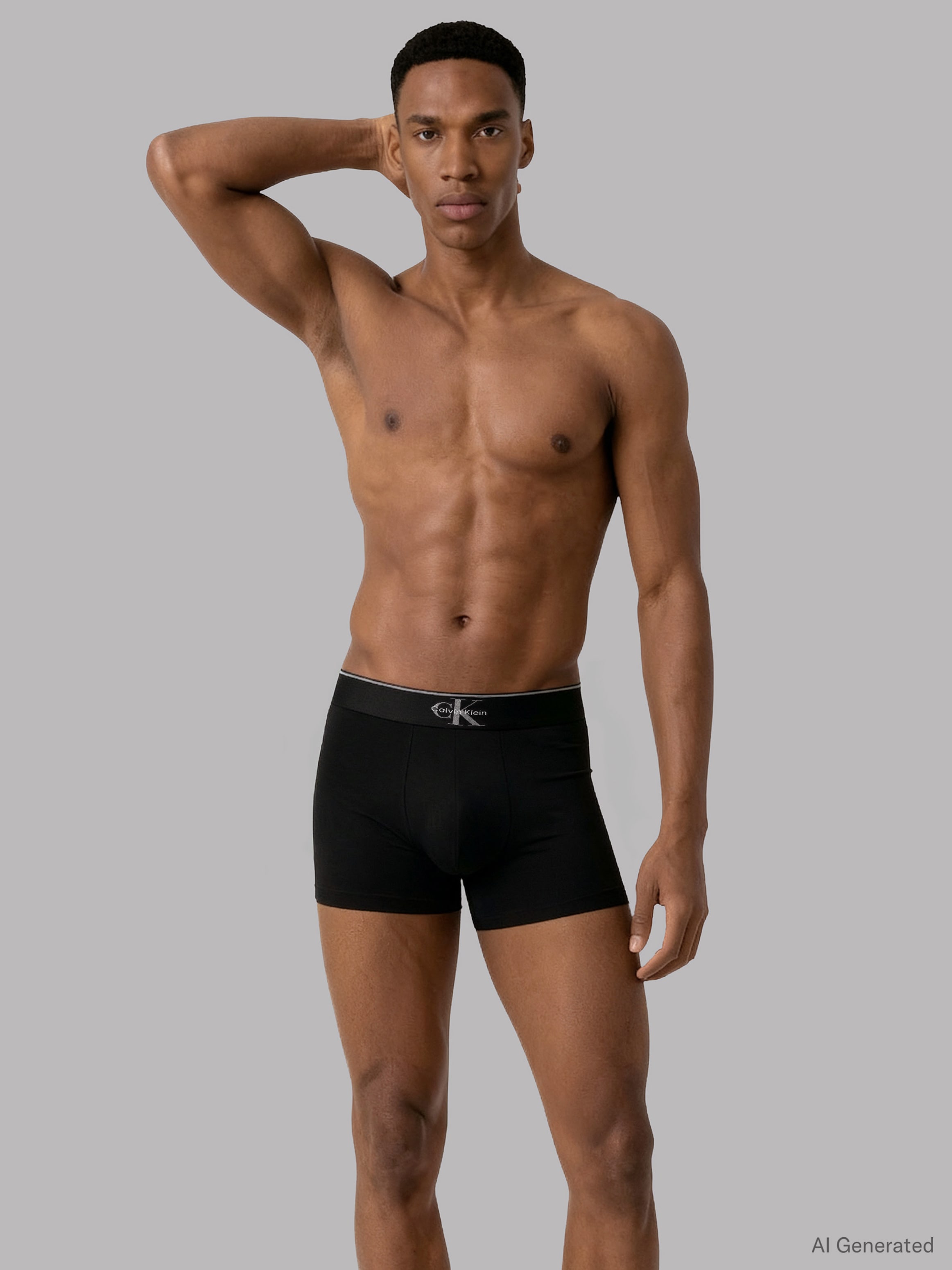 Calvin Klein Underwear Trunk »Trunk 3PK« Packung, 3er-Pack,  Körpernahe Passform mit elastischem Bund