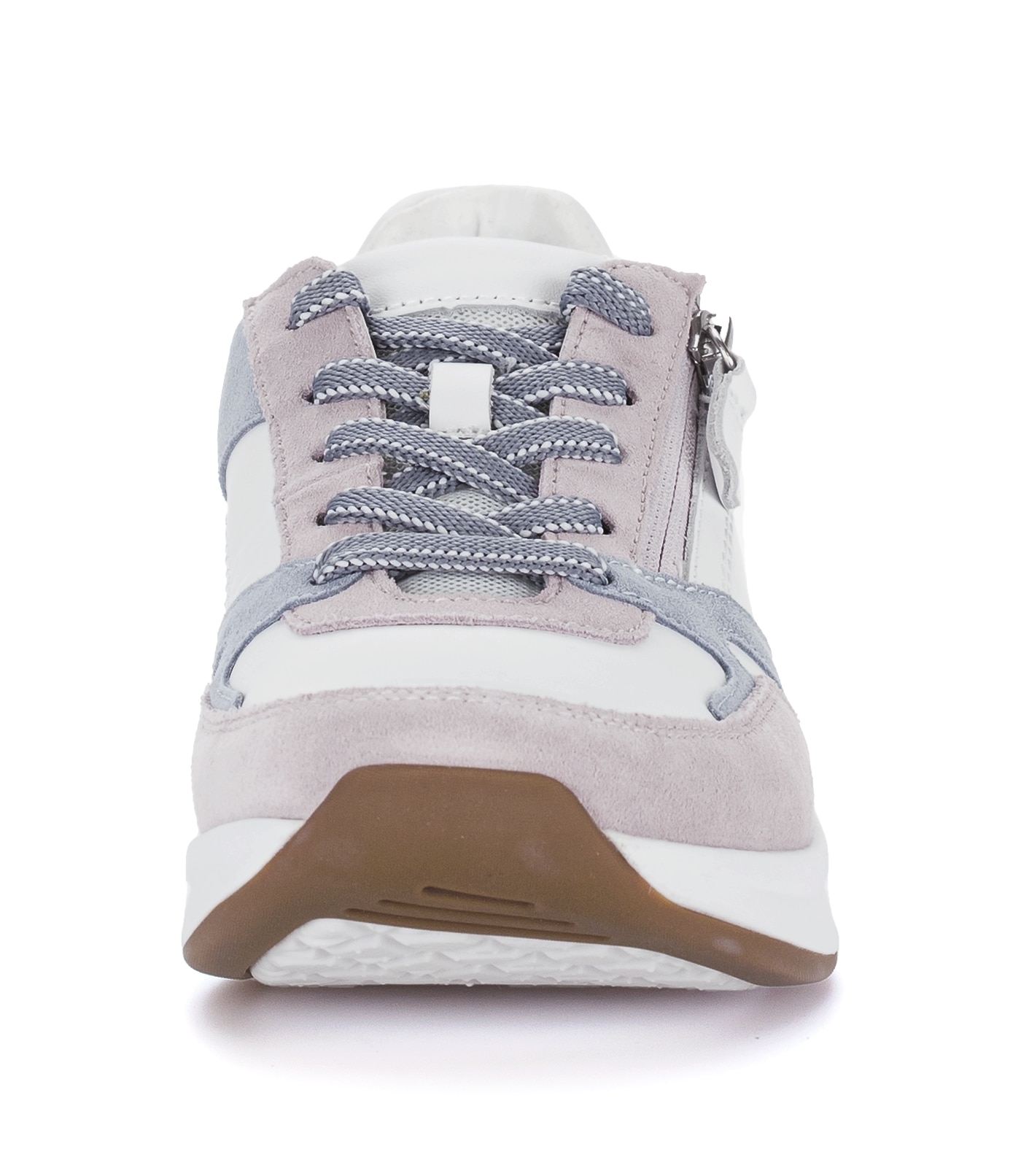 Gabor Rollingsoft Keilsneaker  , Freizeitschuh, Halbschuh, Schnürschuh mit Kontrastbesätzen, G-Weite