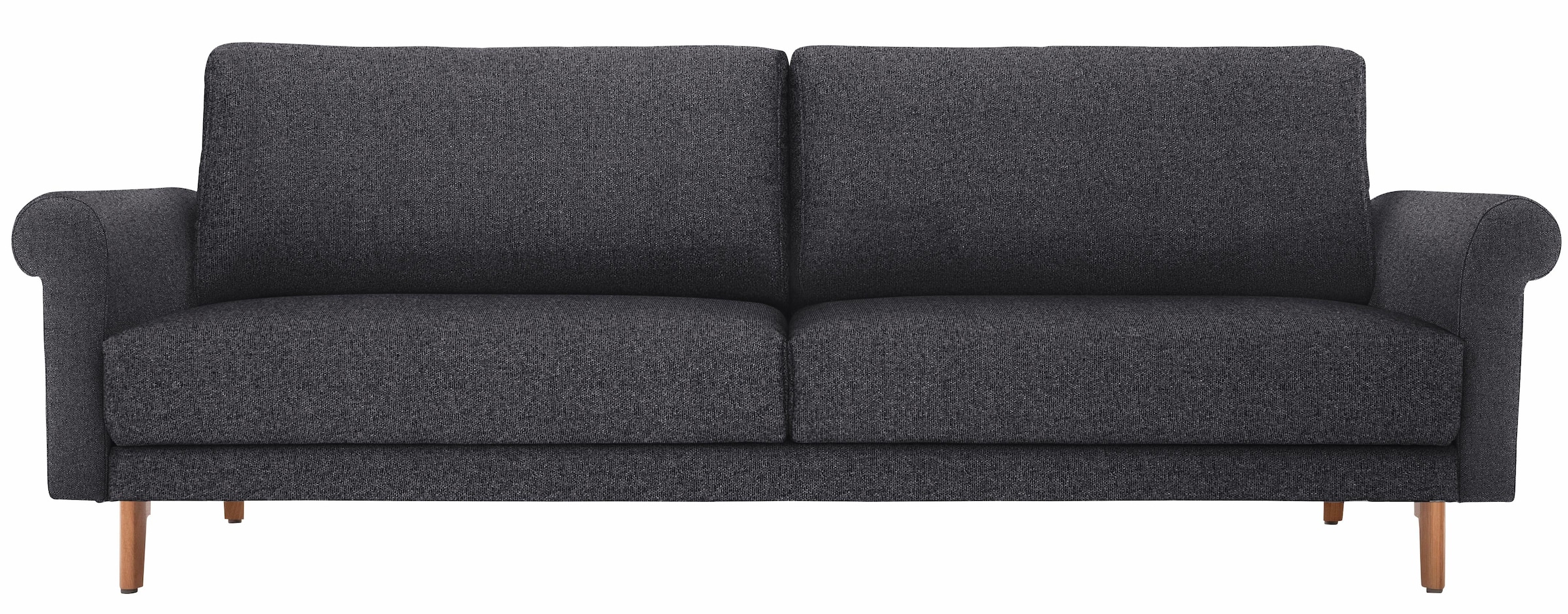 hülsta sofa 3-Sitzer »hs.450«, modern Landhaus, Breite 208 cm, Füße in  Nussbaum auf Raten bestellen | Einzelsessel