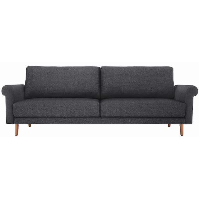 hülsta sofa 3-Sitzer »hs.450«, modern Landhaus, Breite 208 cm, Füße in  Nussbaum auf Raten bestellen | Einzelsessel