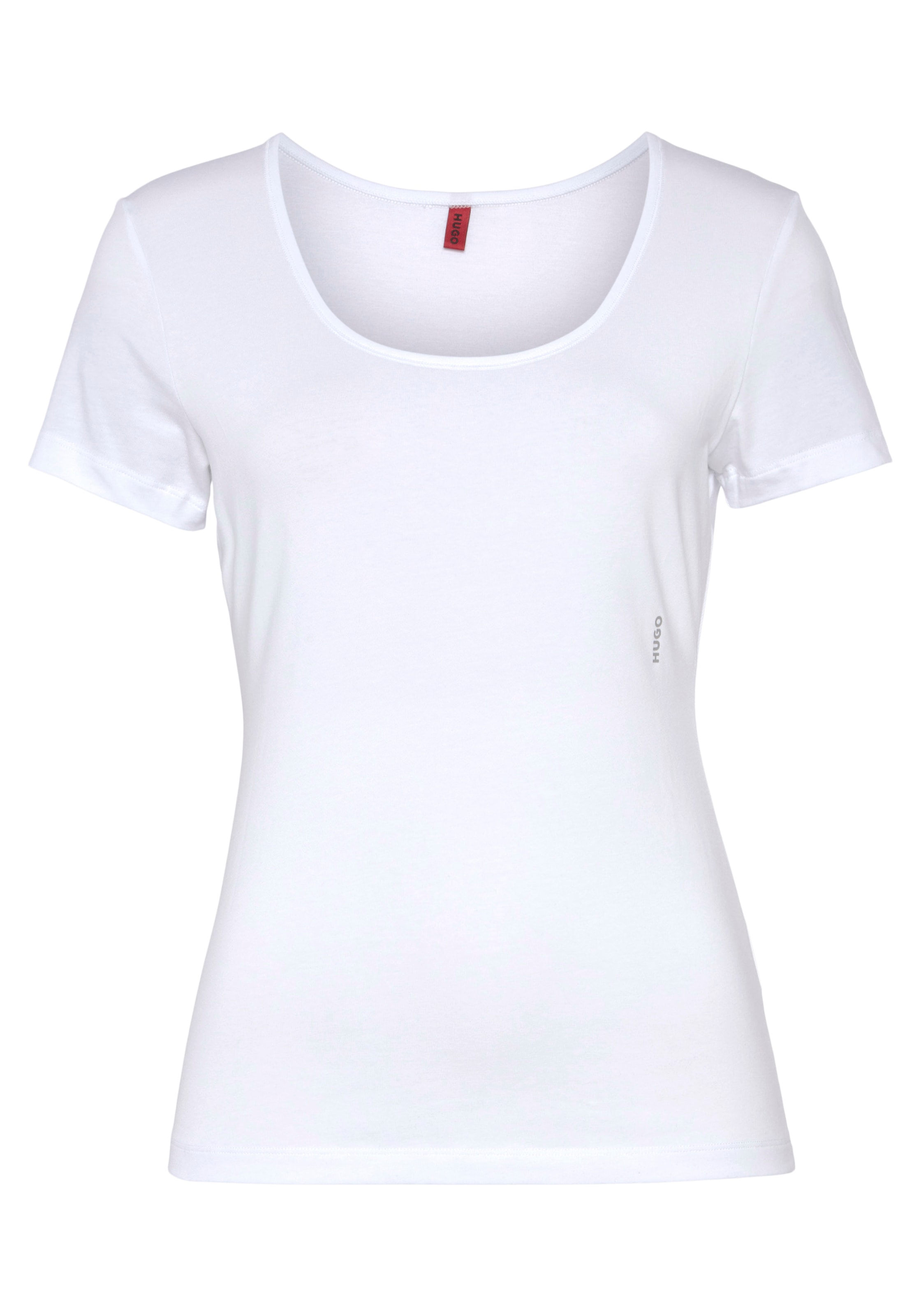 HUGO Underwear T-Shirt »TWIN«, (Packung, 2 tlg., 2er-Pack), mit vertikalem Logodruck