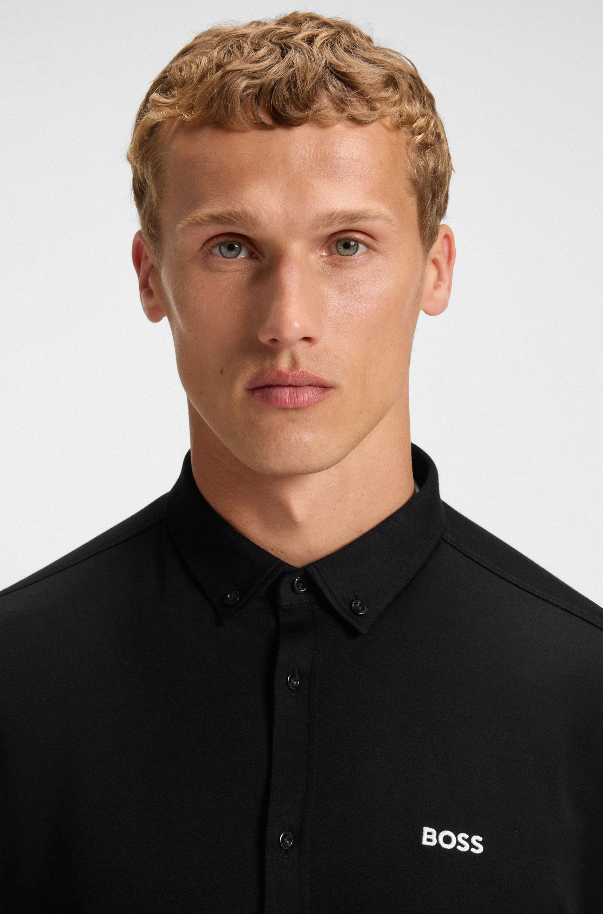 BOSS GREEN Langarmhemd »B Motion L«, softe Baumwolle, Vier-Wege-Stretch, knitterfrei