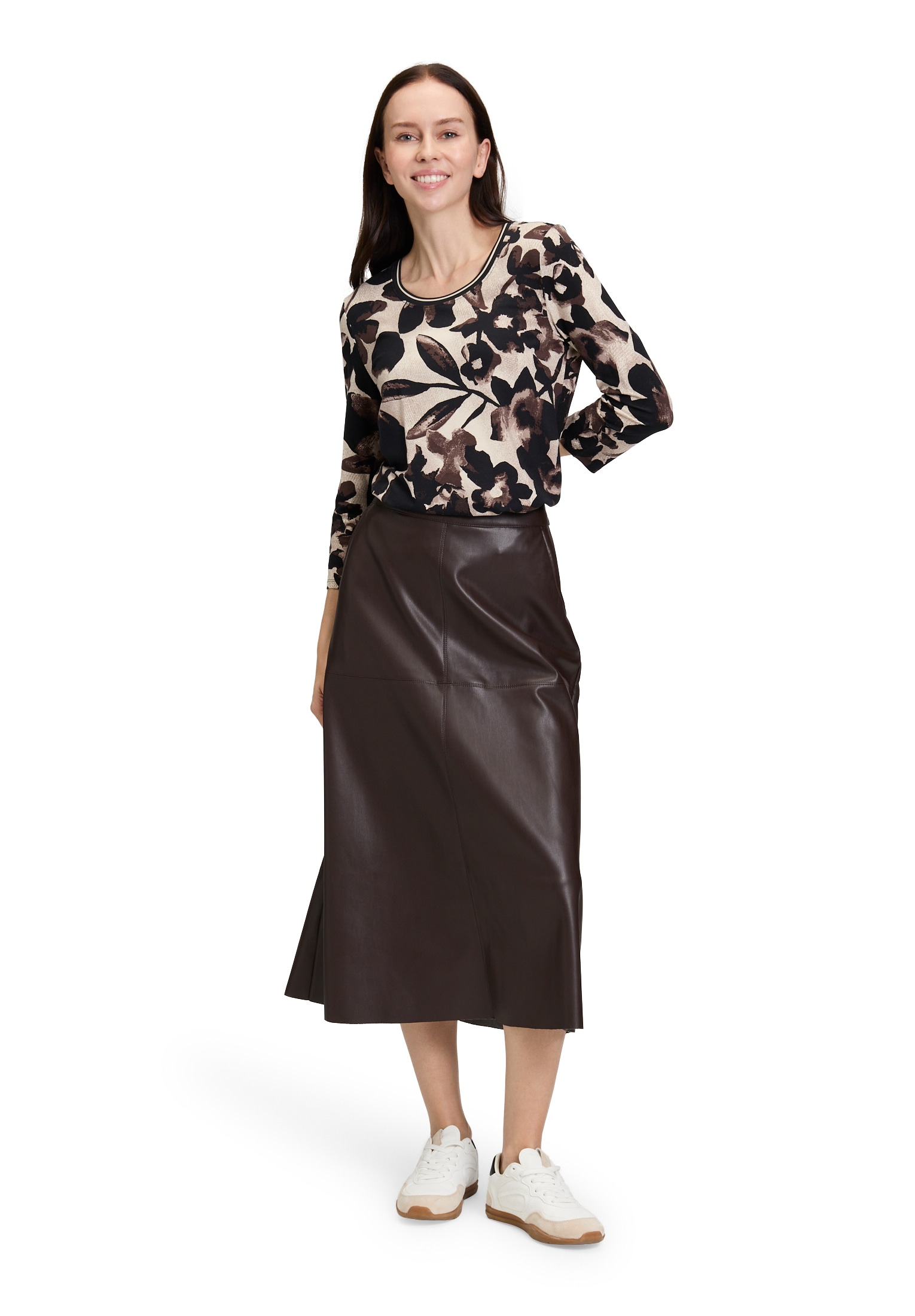 Betty Barclay Langarmshirt »Basic Shirt mit Rundhalsausschnitt«