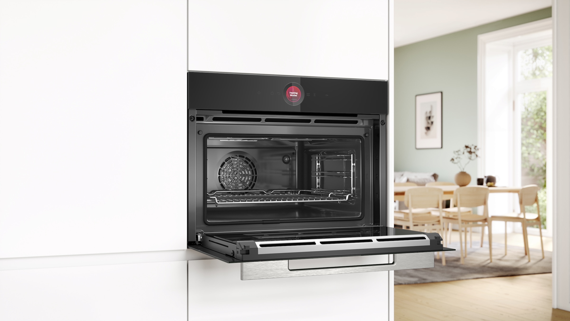 BOSCH Pyrolyse Backofen Serie 8 »CBG7741B1«, mit Teleskopauszug nachrüstbar, AirFry-Funktion