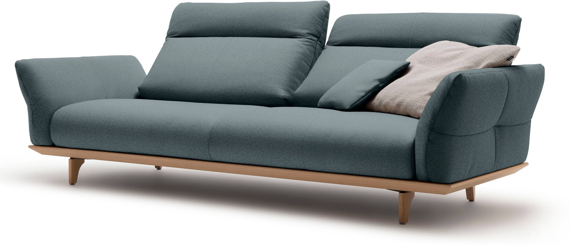 Creation BY ROLF BENZ 3,5-Sitzer »CR.460«, Sockel in Eiche, Füße Eiche natur, Breite 228 cm