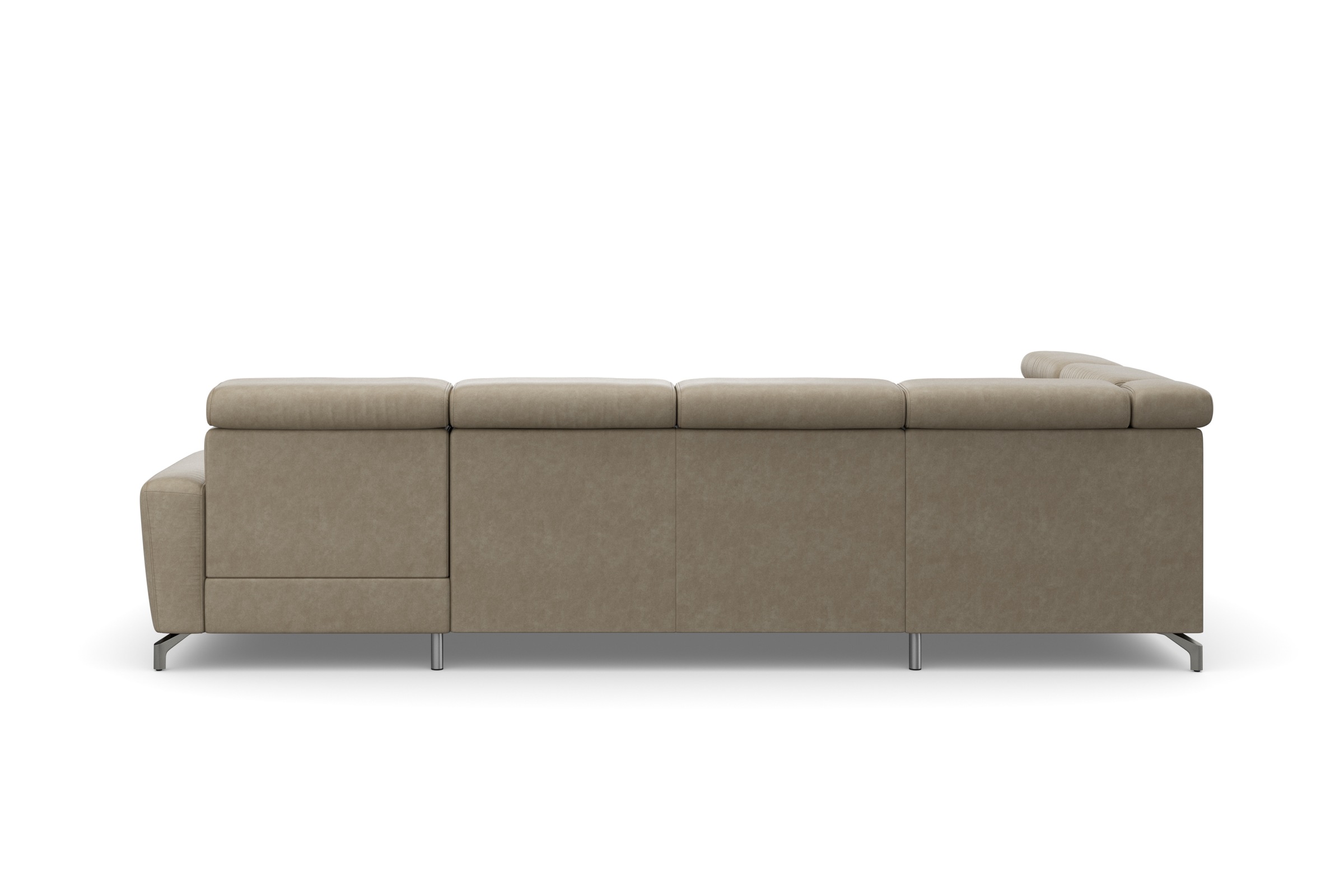 sit&more Wohnlandschaft »Scarlett U-Form«, inklusive Kopfteilverstellung, wahlweise mit Bettfunktion, Bettkasten