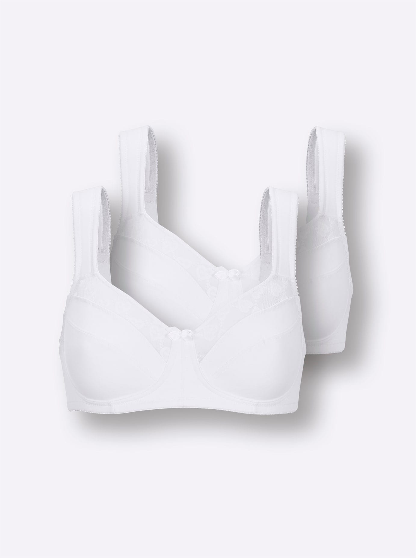wäschepur Bügelloser BH 2-Stück-Packung, 2 tlg.