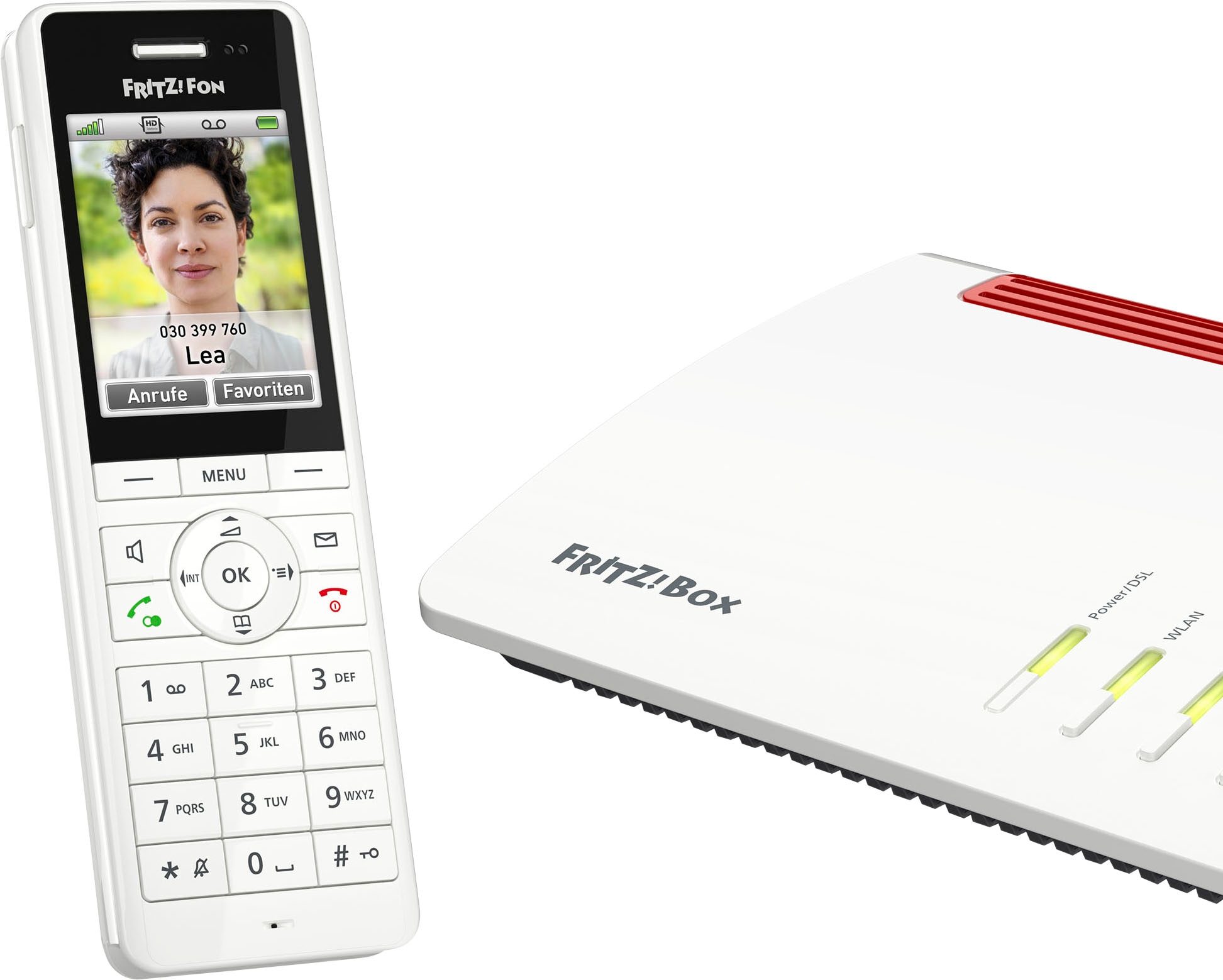 AVM DECT-Telefon »FRITZ!Fon X6«, (Mobilteile: 1)