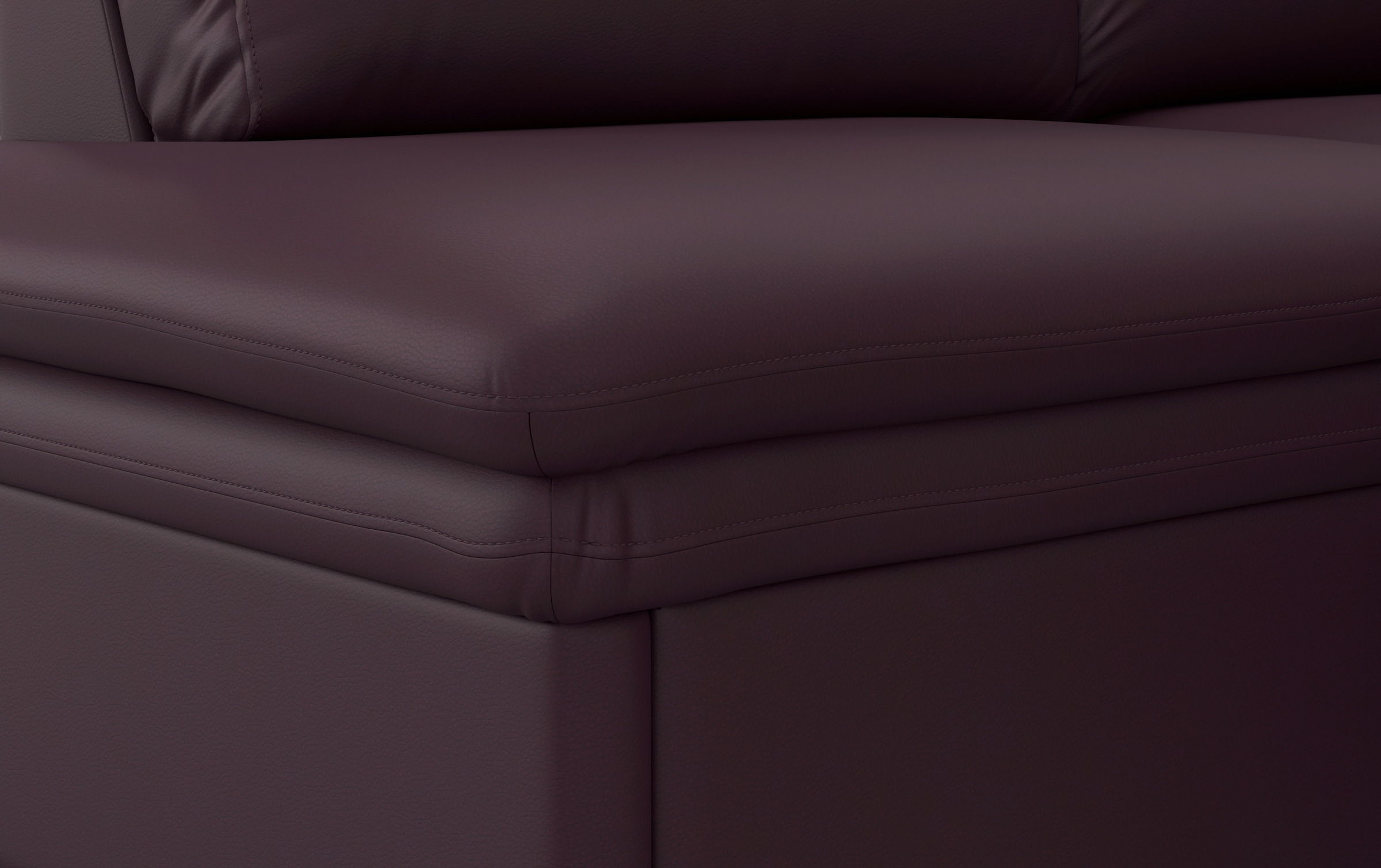 COTTA Ecksofa »Leandra L-Form«, wahlweise mit Bettfunktion & Bettkasten