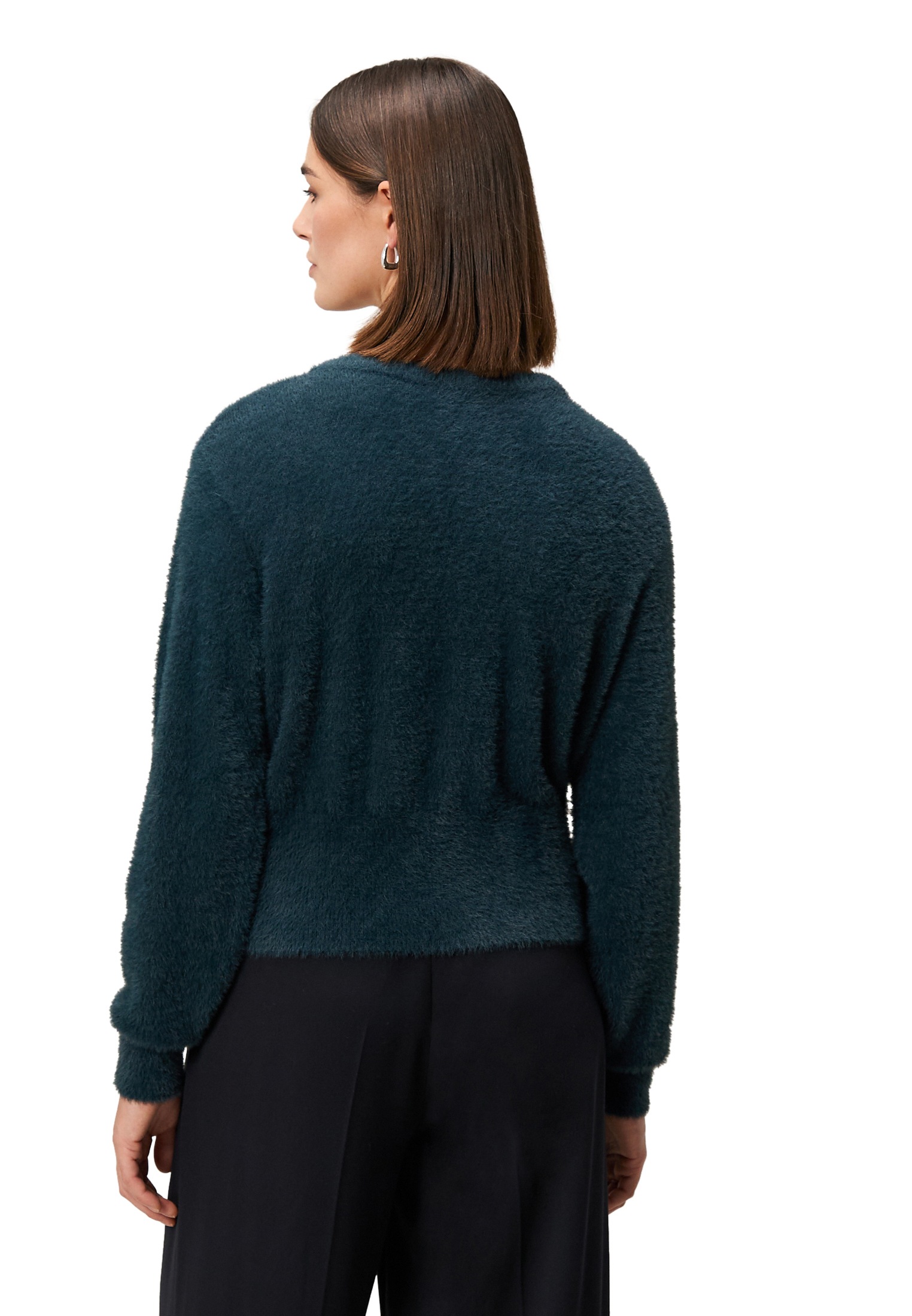 Zero Strickjacke »Strickjacke mit Blumenknöpfen«