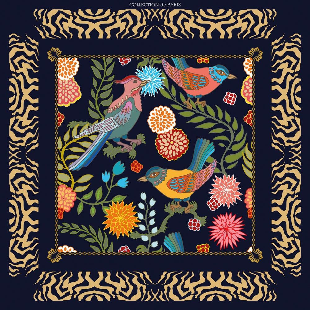 queence Dekokissen »Vögel« Kissenhülle ohne Füllung, 1 Stück