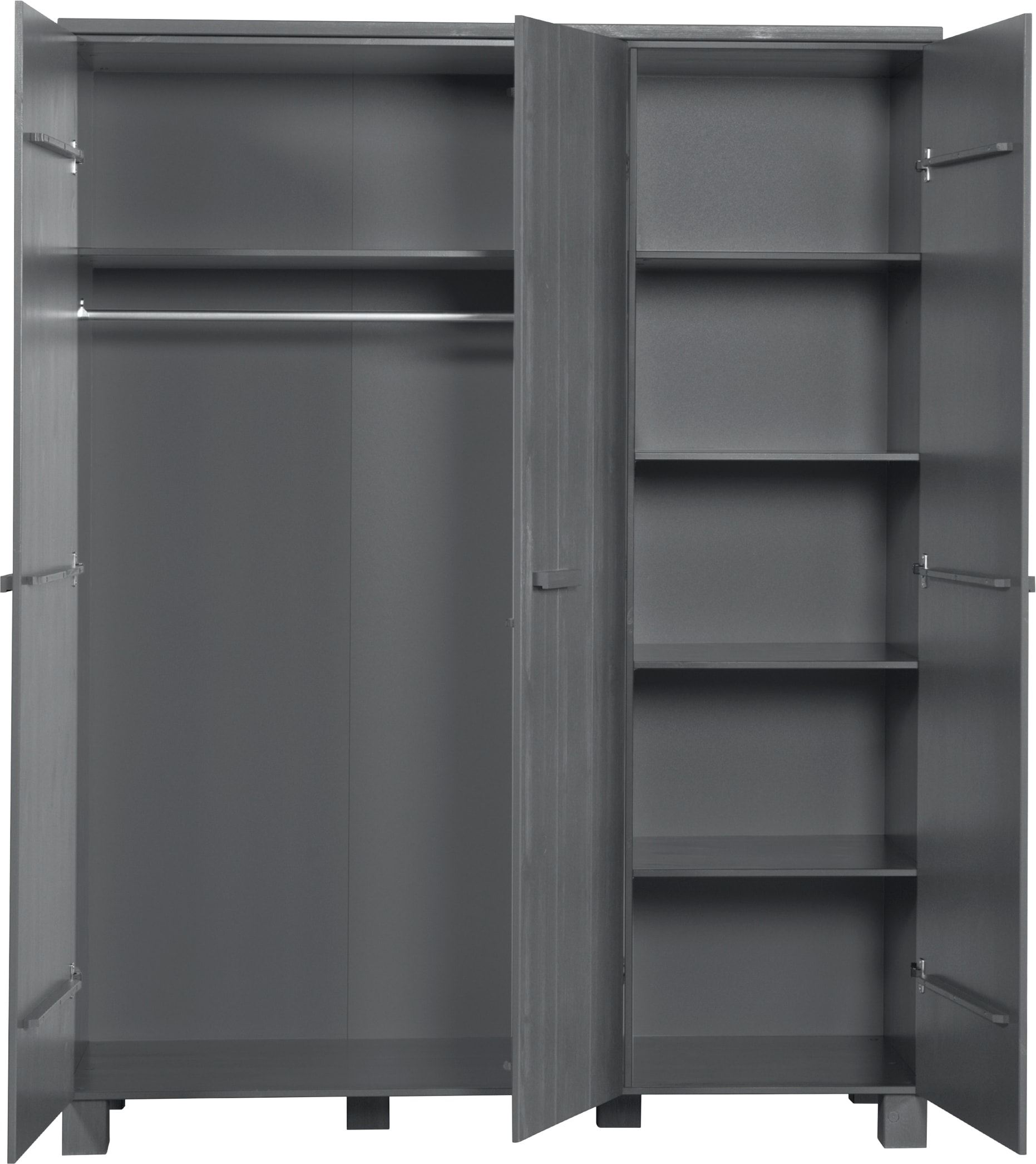 WOOOD Garderobenschrank »Dennis«, mit Kleiderstange, Breite 158 cm