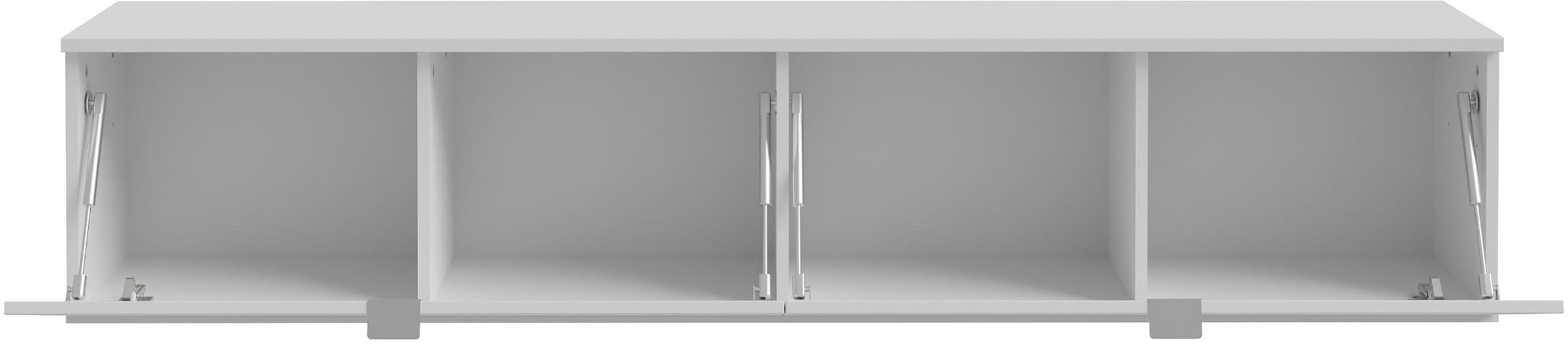 FORTE Lowboard »LibertadTV-Board, TV-Schrank«, großes TV Board, erweiterbar, Wandmontage, Metallgriff