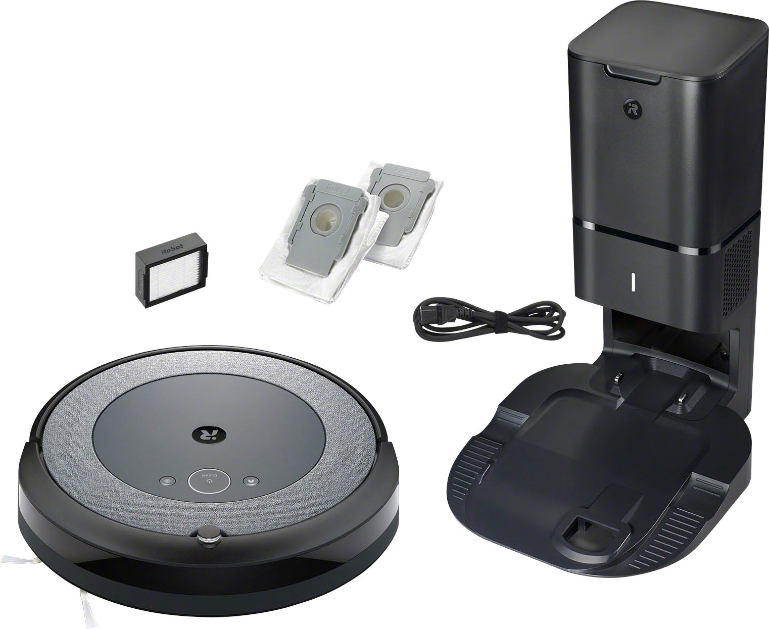 3 Saugroboter »Roomba® i3+ Jahren iRobot Garantie App-/Sprachsteuerung, mit Absaugstation Autom. (i3558)«, XXL