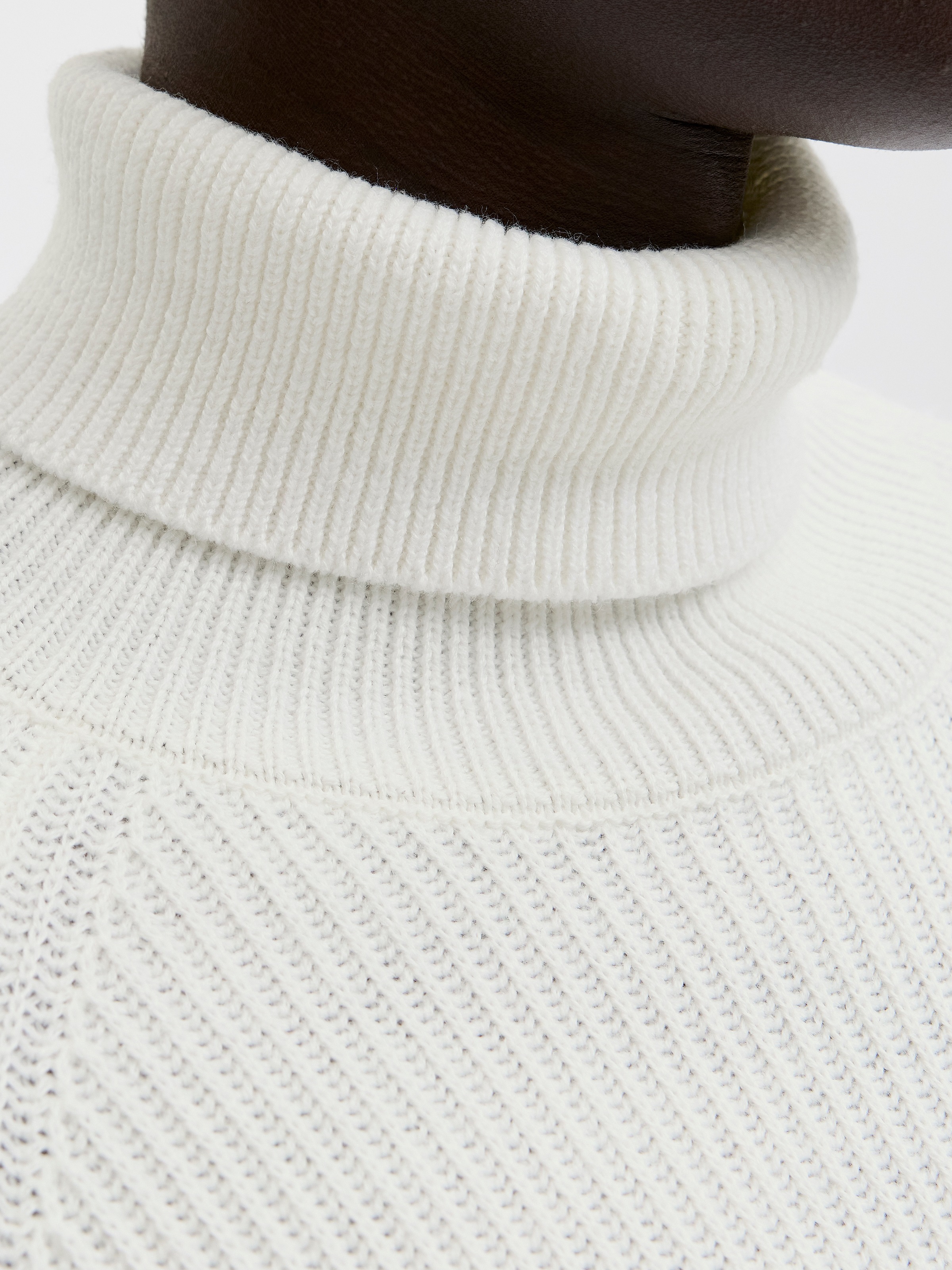 Jack & Jones Rollkragenpullover »JJPANNEL KNIT ROLL NECK AW25«