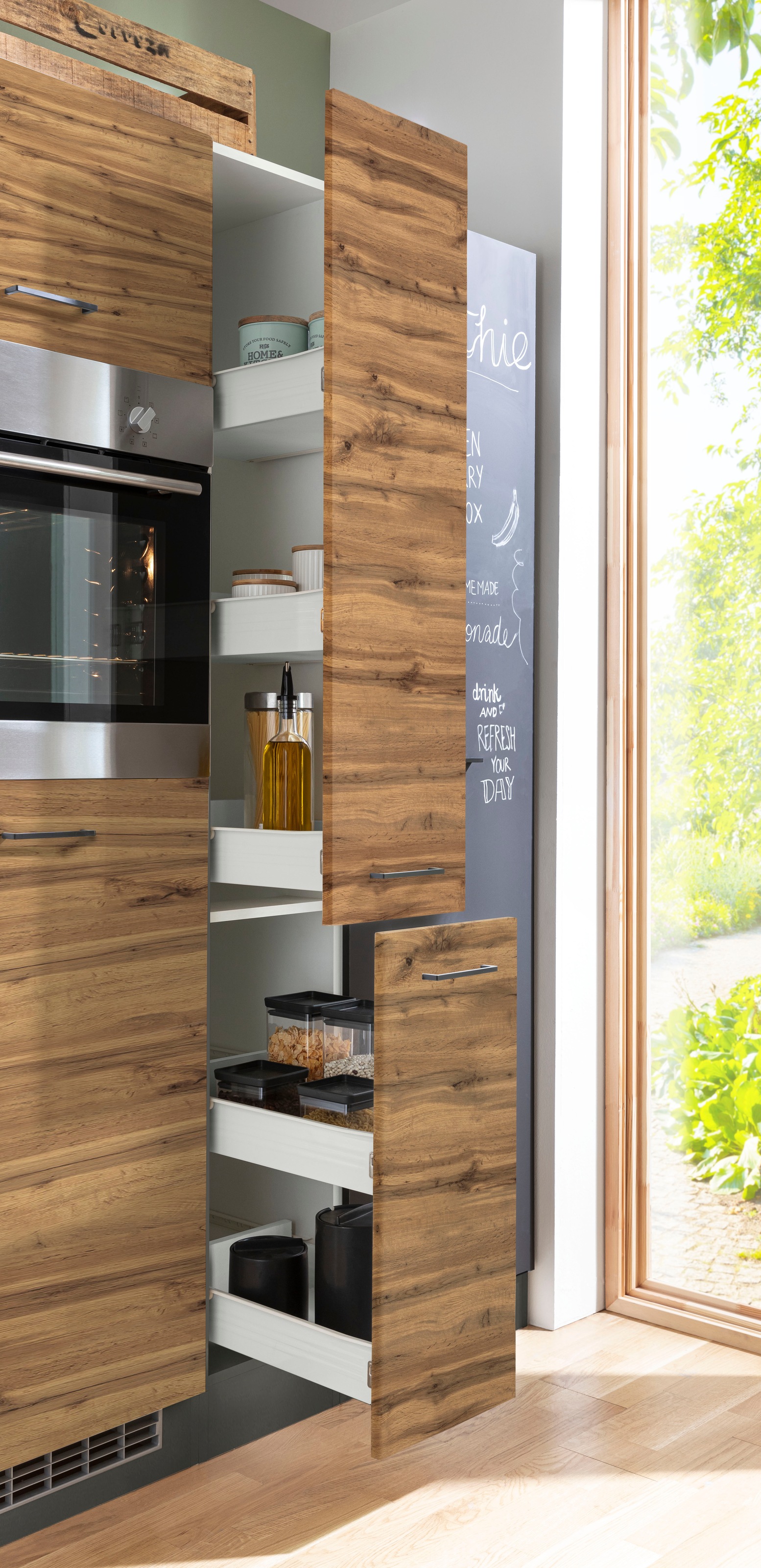 KOCHSTATION Küchenzeile »KS-Trier« mit E-Geräten, Breite 390 cm