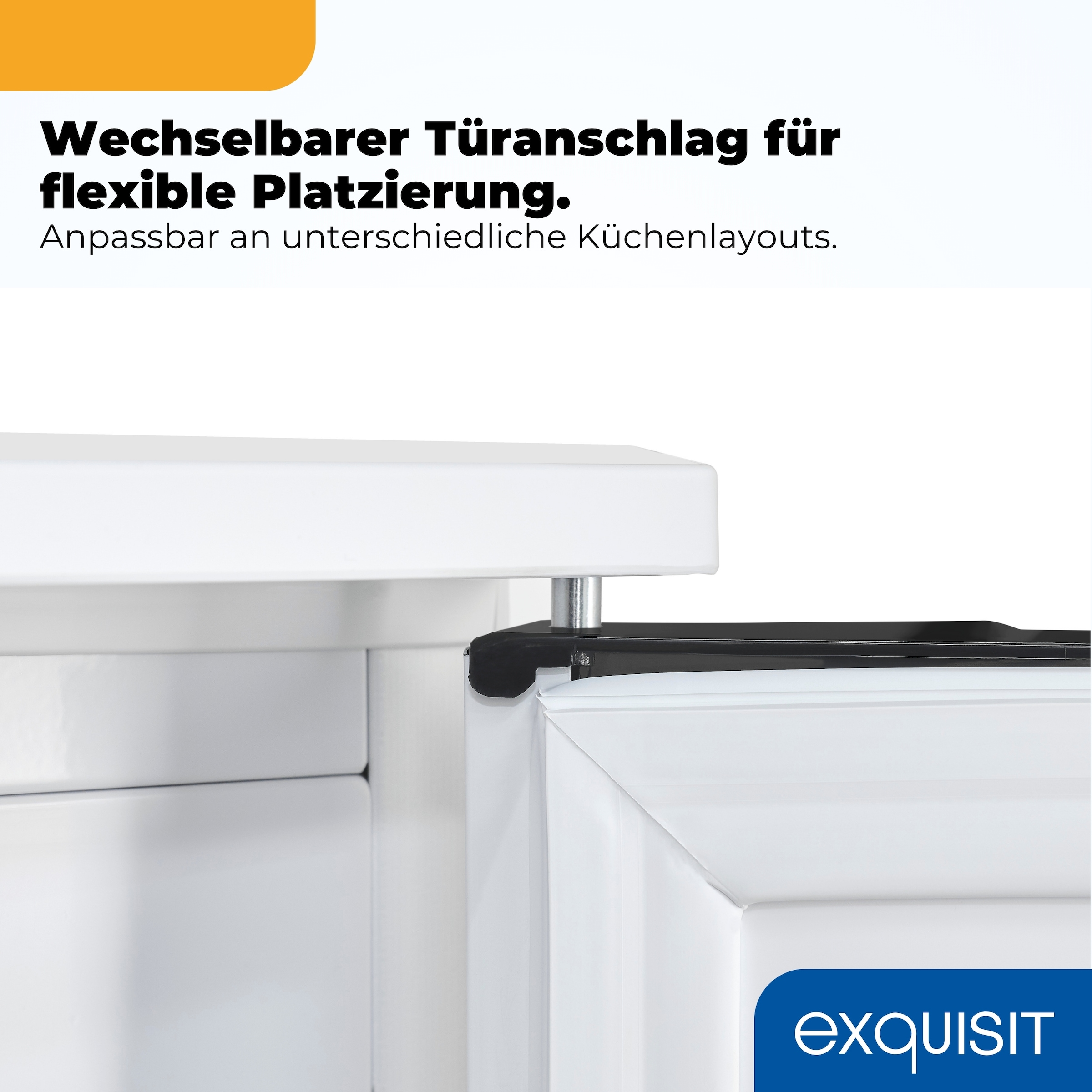 exquisit Gefrierschrank »GS81-040B weiss« 85 cm hoch 54,5 cm breit
