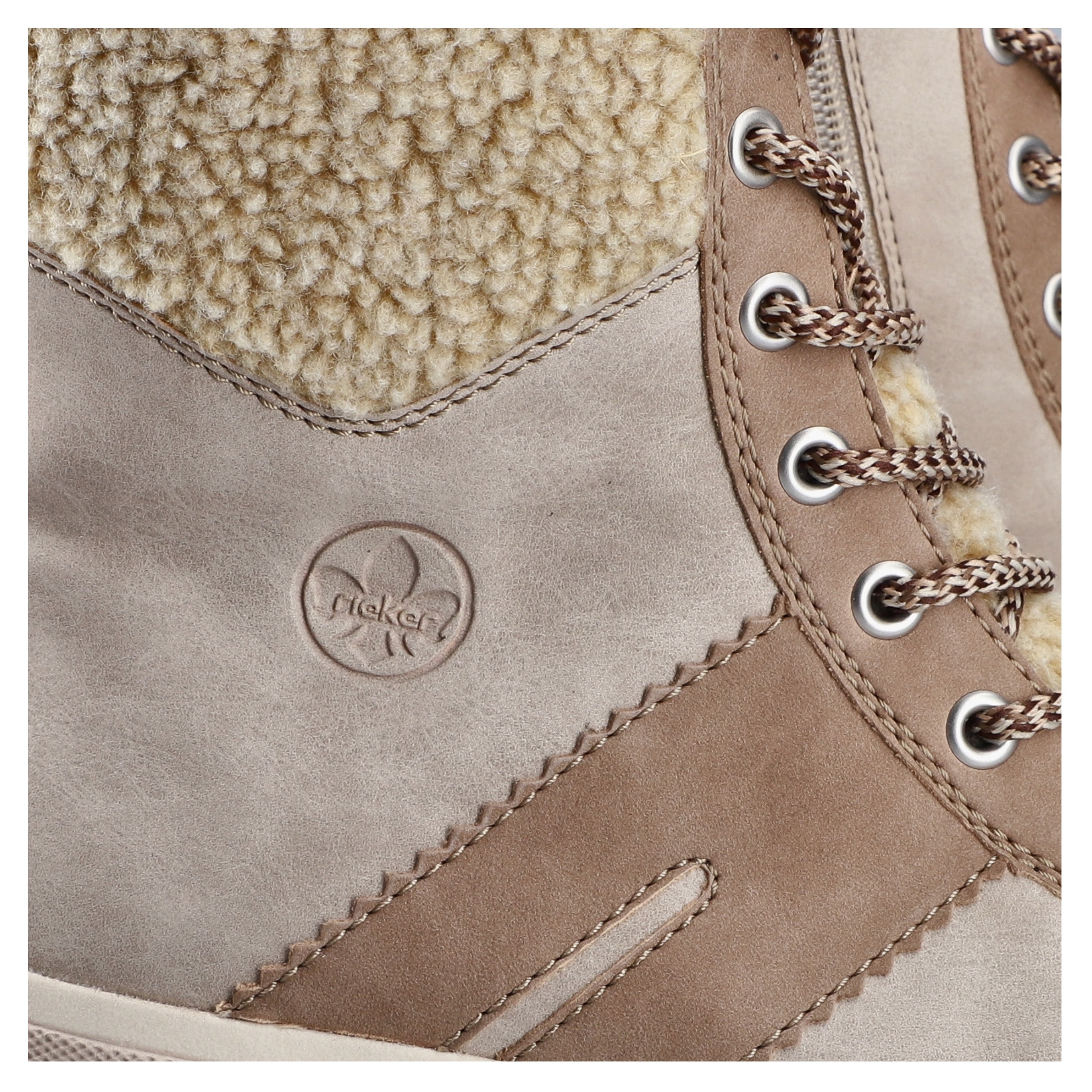 Rieker Winterstiefelette  Plateauboots, Winterboots, Schnürboots mit Innenreißverschluss