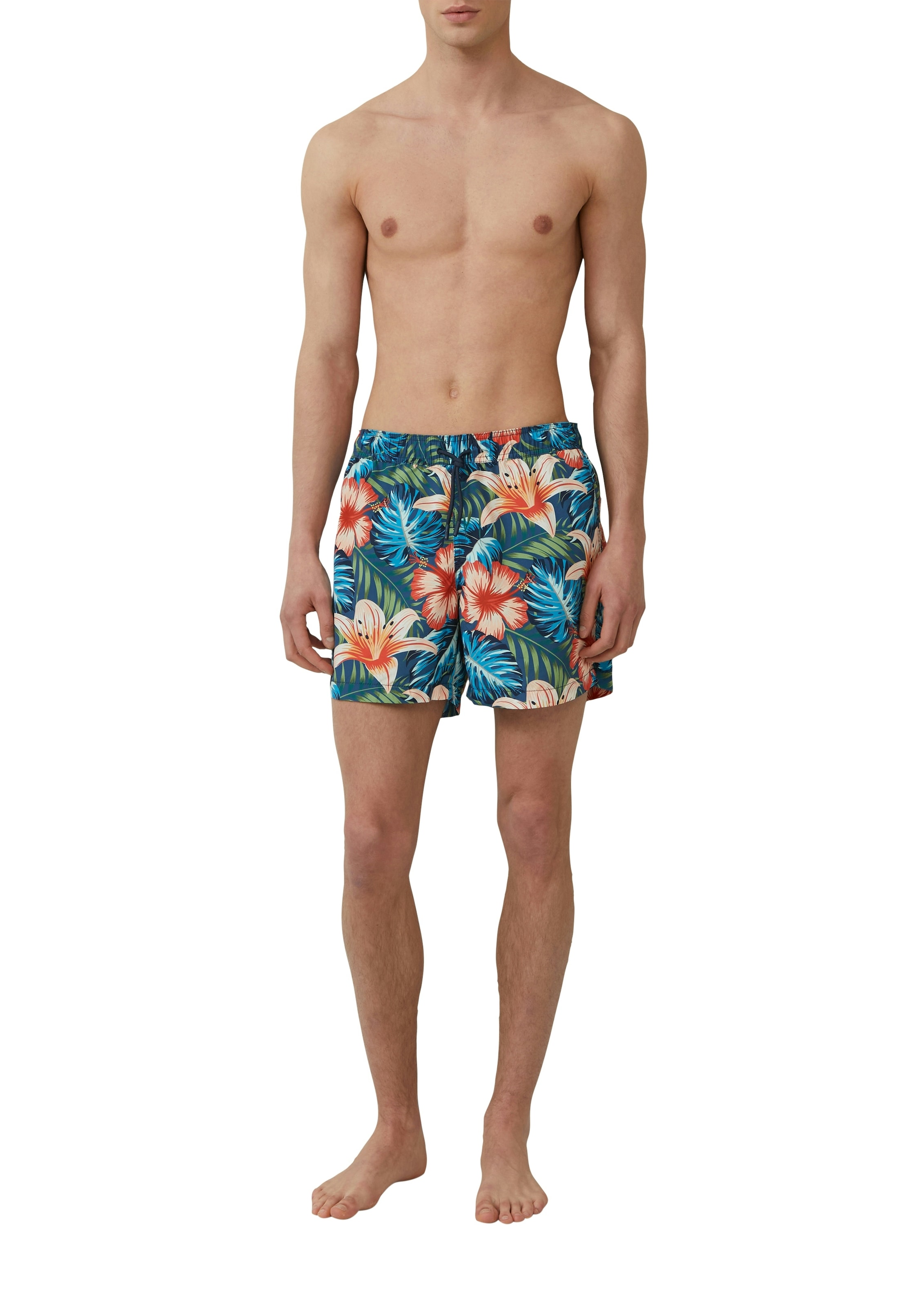s.Oliver Strandshorts  Sommerhose mit All-Over Print